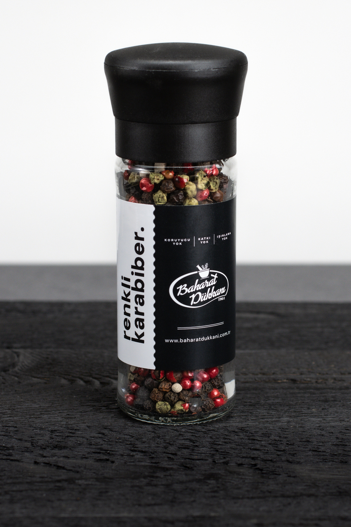 Baharat Dükkanı-Colored Black Pepper 50gr (Mill Cover) 4