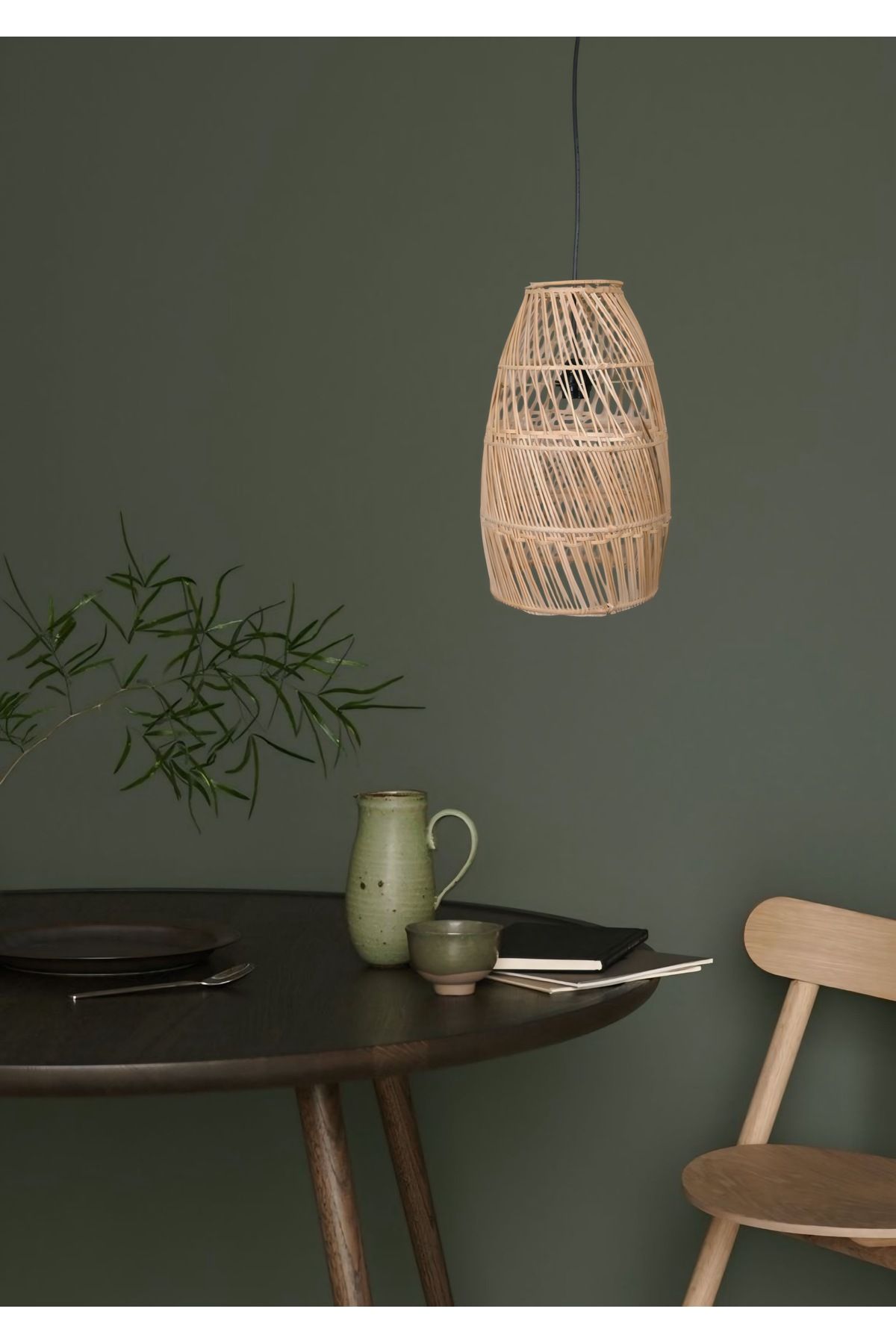 BOHEME LAMP BOHEME BAMBU RATTAN SARKIT BOHEM AVİZE LAMBA MODERN İSKANDİNAV RATTAN AYDINLATMA