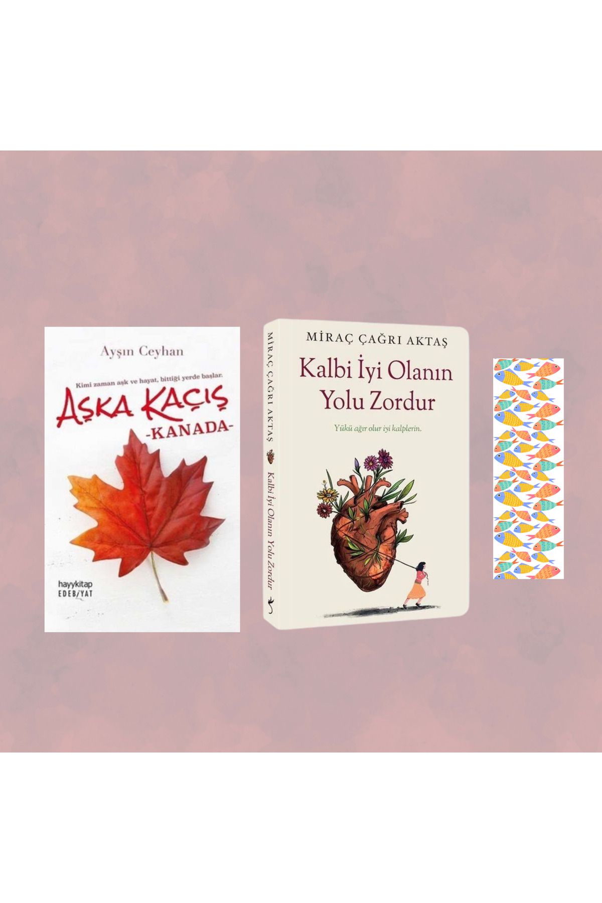 İndigo Kitap 2 Kitap - Ayraç Hediyeli / Kalbi İyi Olanın Yolu Zordur - Aşka Kaçış Kanada