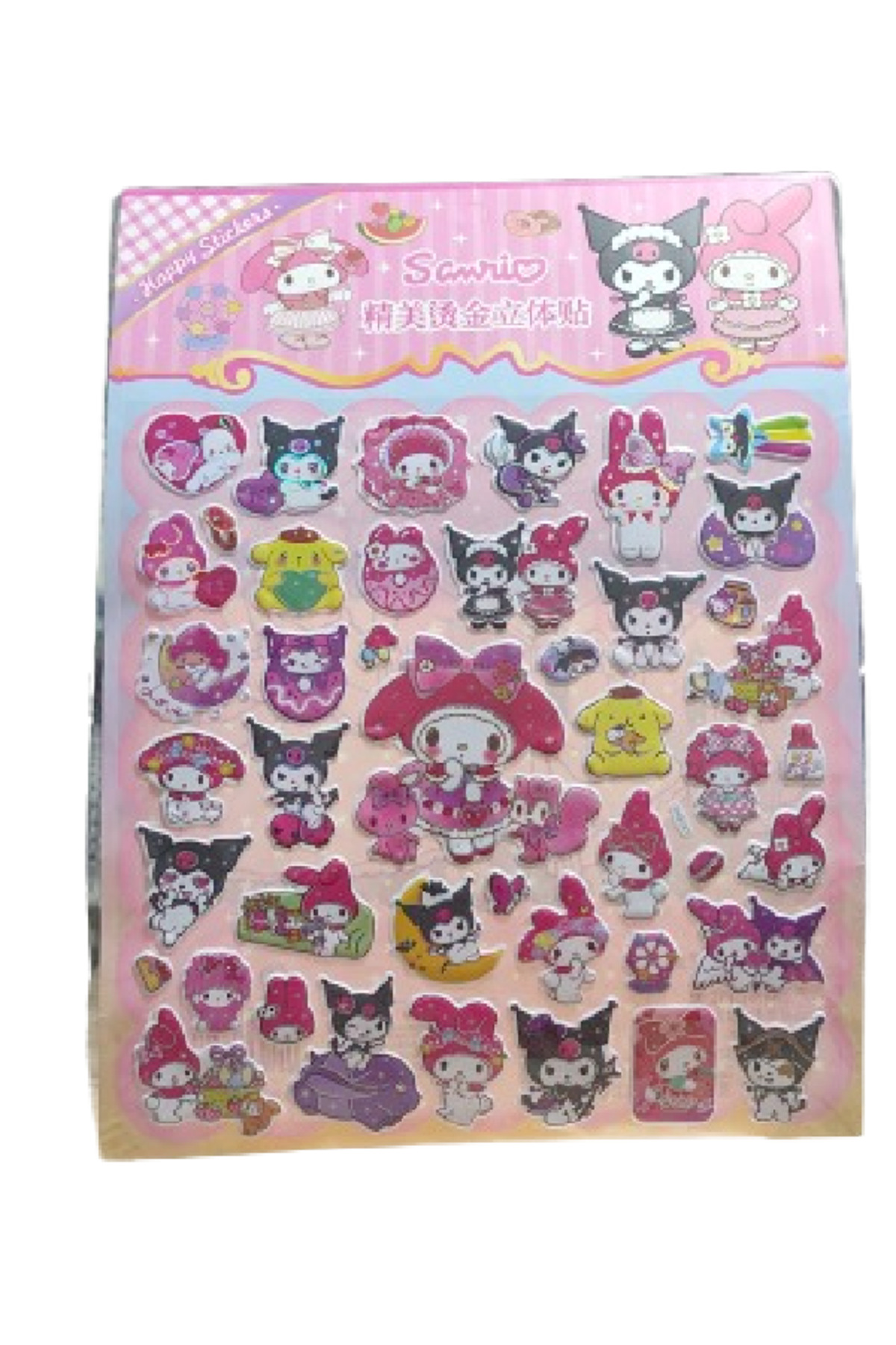 FuryaTedarik 45'li Kuromi My Melodiy Sticker Etiket Seti - Fiyatı