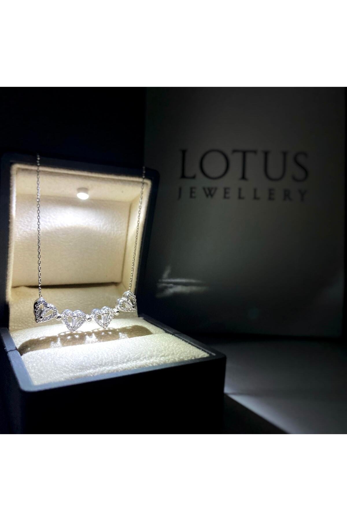 LOTUS JW  Işıklı Kolye Kutulu Gümüş Aşk Kolyesi | 925 Ayar Gümüş Kolye - Görsel 3