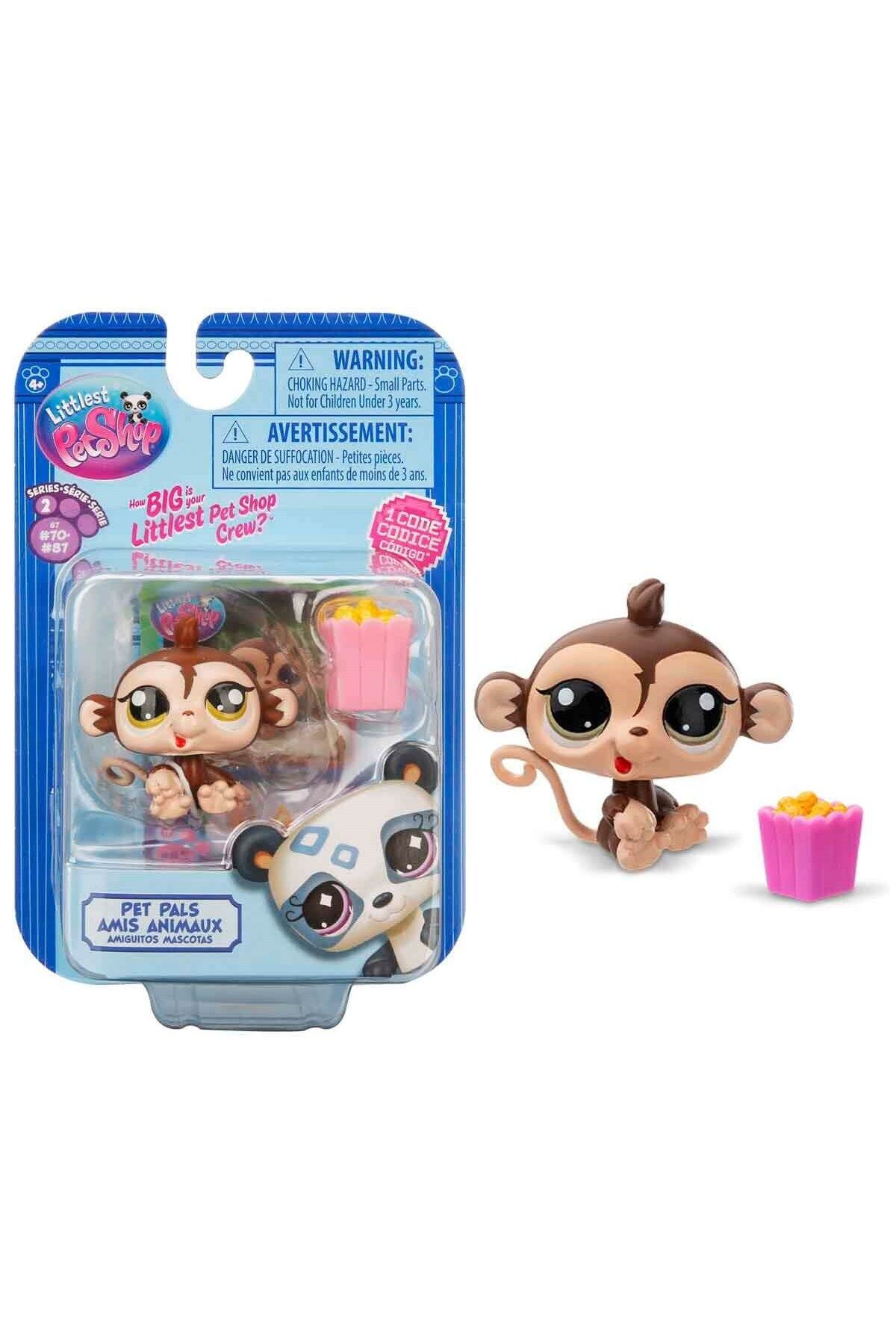 OyuncaklarÜlkesi Orijinal Littlest Pet Shop LPS Yeni Seri Maymun Miniş Tekli Minişler Oyuncakları Figürleri #85