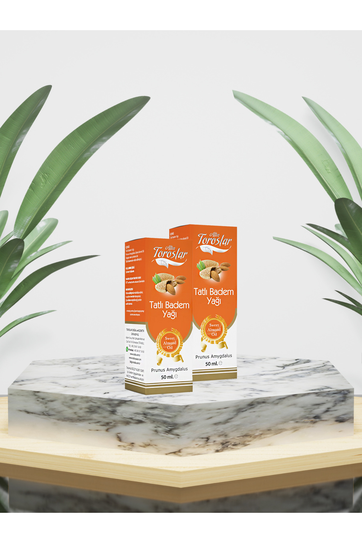 Toroslar 2'li Set Tatlı Badem Yağı 50 Ml.