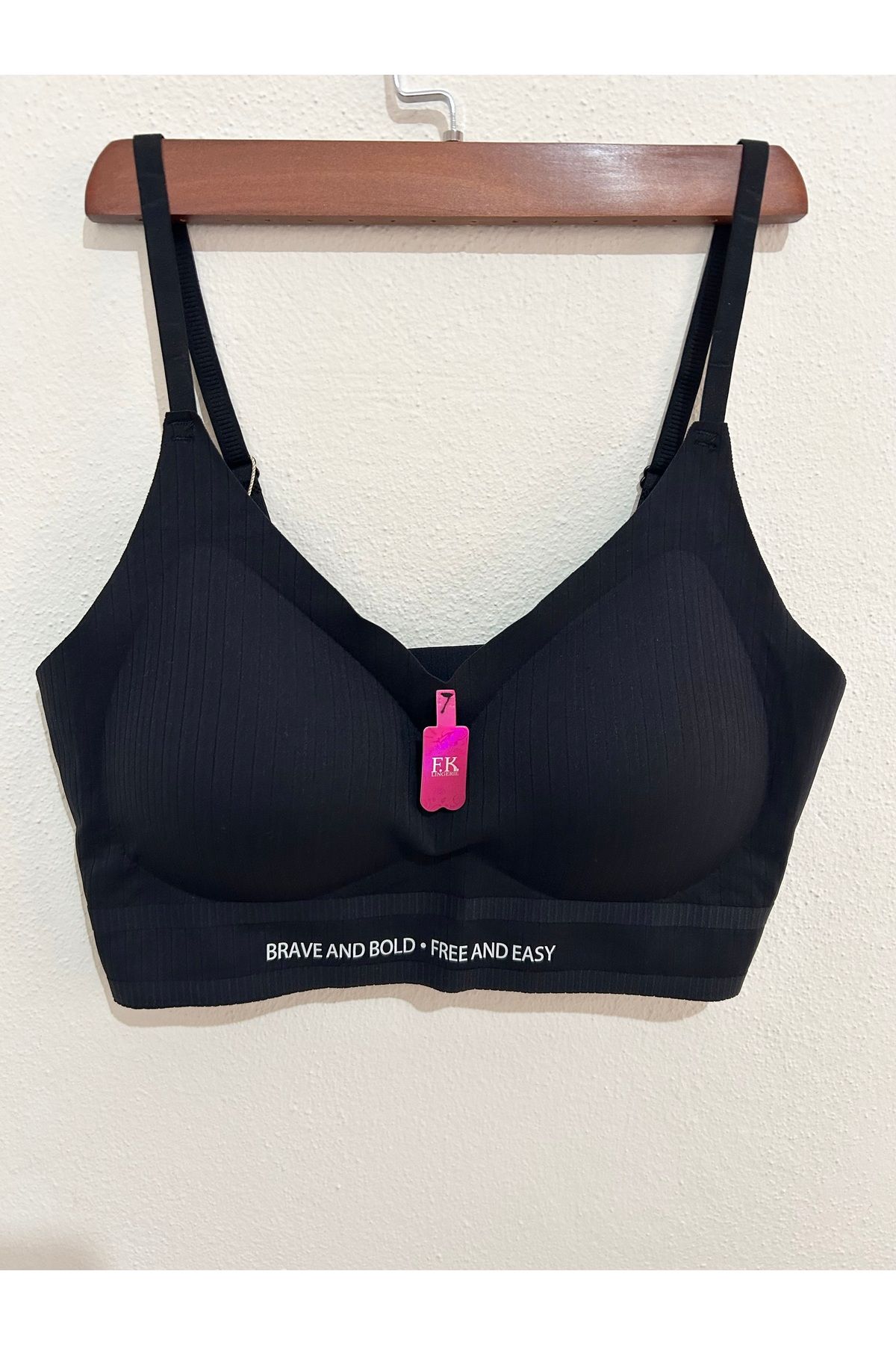F.K-Bralet Bra with Removable Pads Without Padding 1