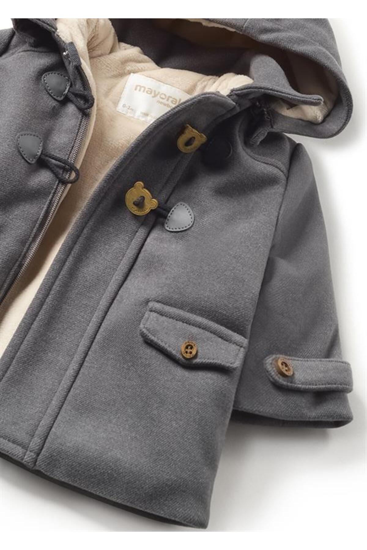 Mayoral Yenidoğan Erkek Düğme Detaylı Kaban fotoğrafı 3 (önizleme)