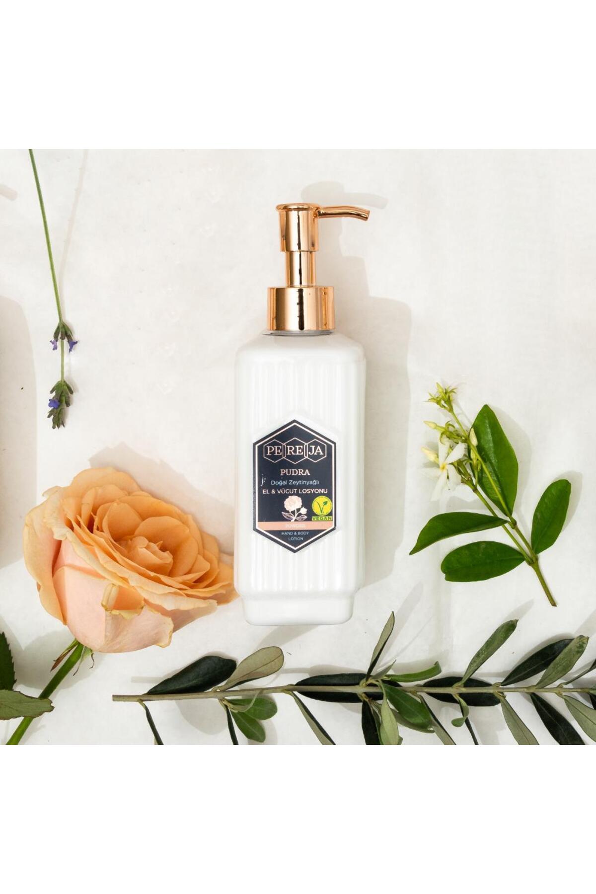 Pudra Doğal Zeytinyağlı El ve Vücut Losyonu 250 ml — S010120007 — تصویر 2 از 2