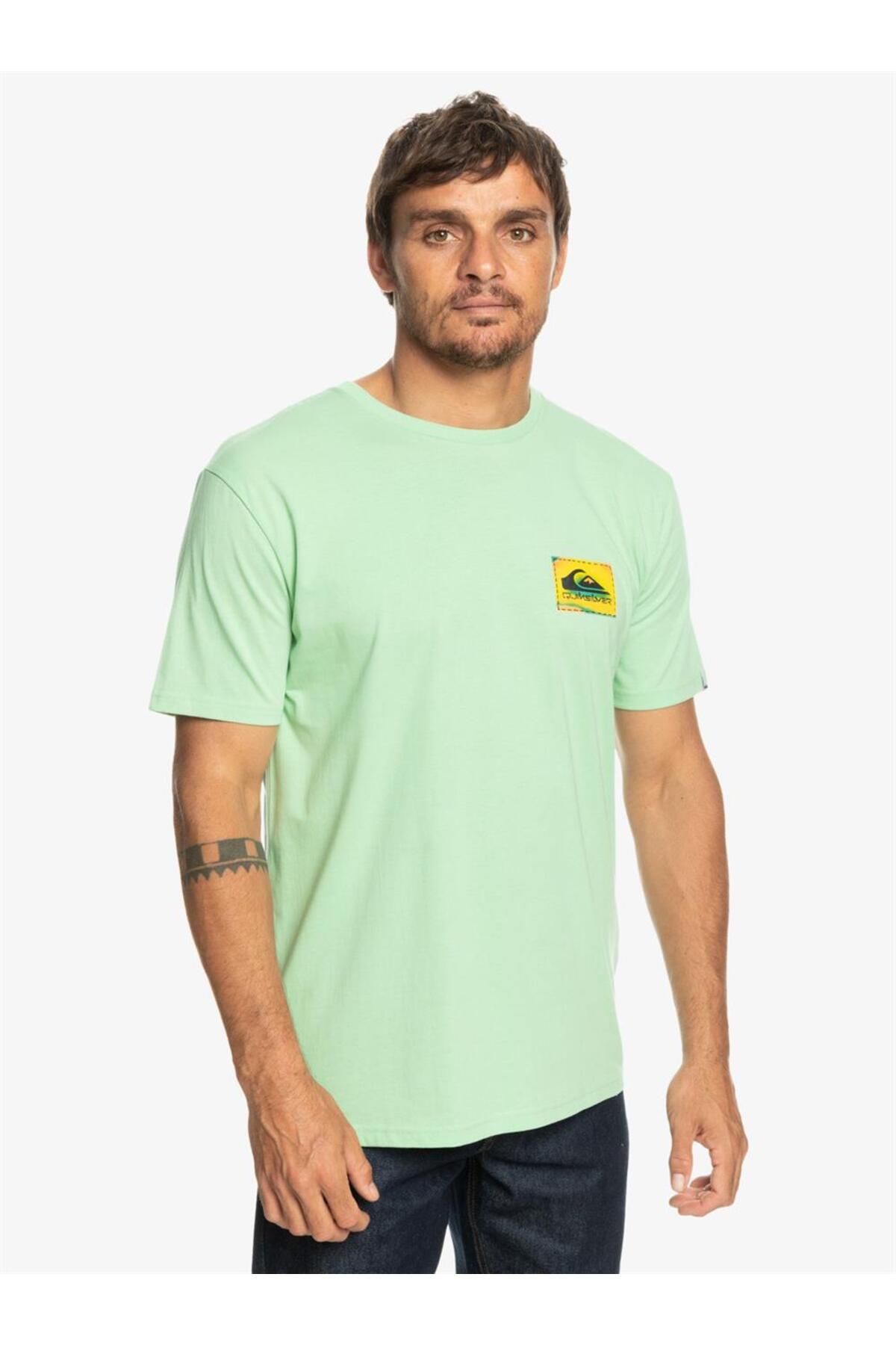 Quiksilver-تي شيرت رجالي من Colorflow M Tees Eqyzt07229 2