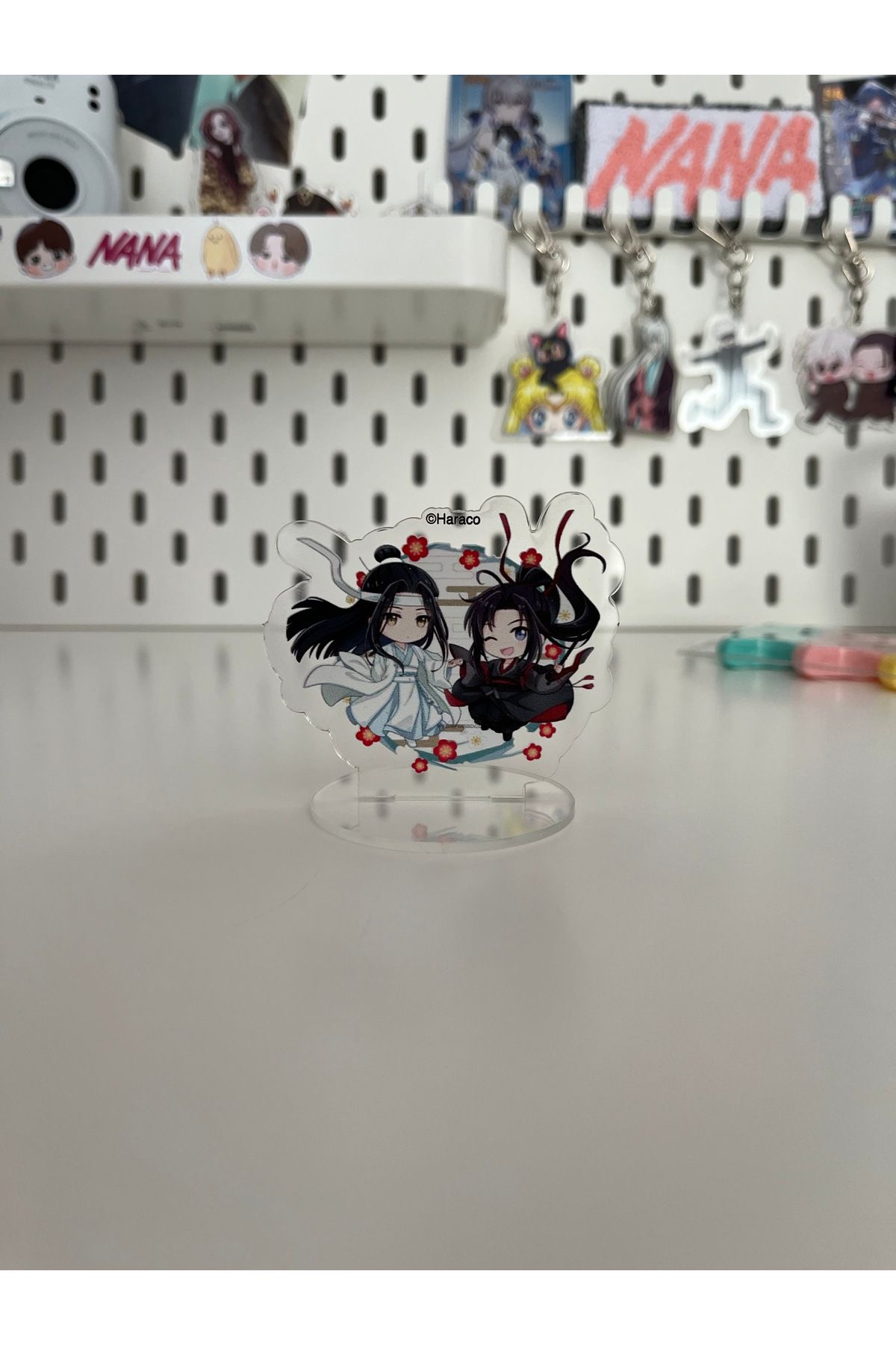 Hara Company The Untamed Webtoonu Wei Wuxian ve Lan Wangji Akrilik Mini Figür Stant