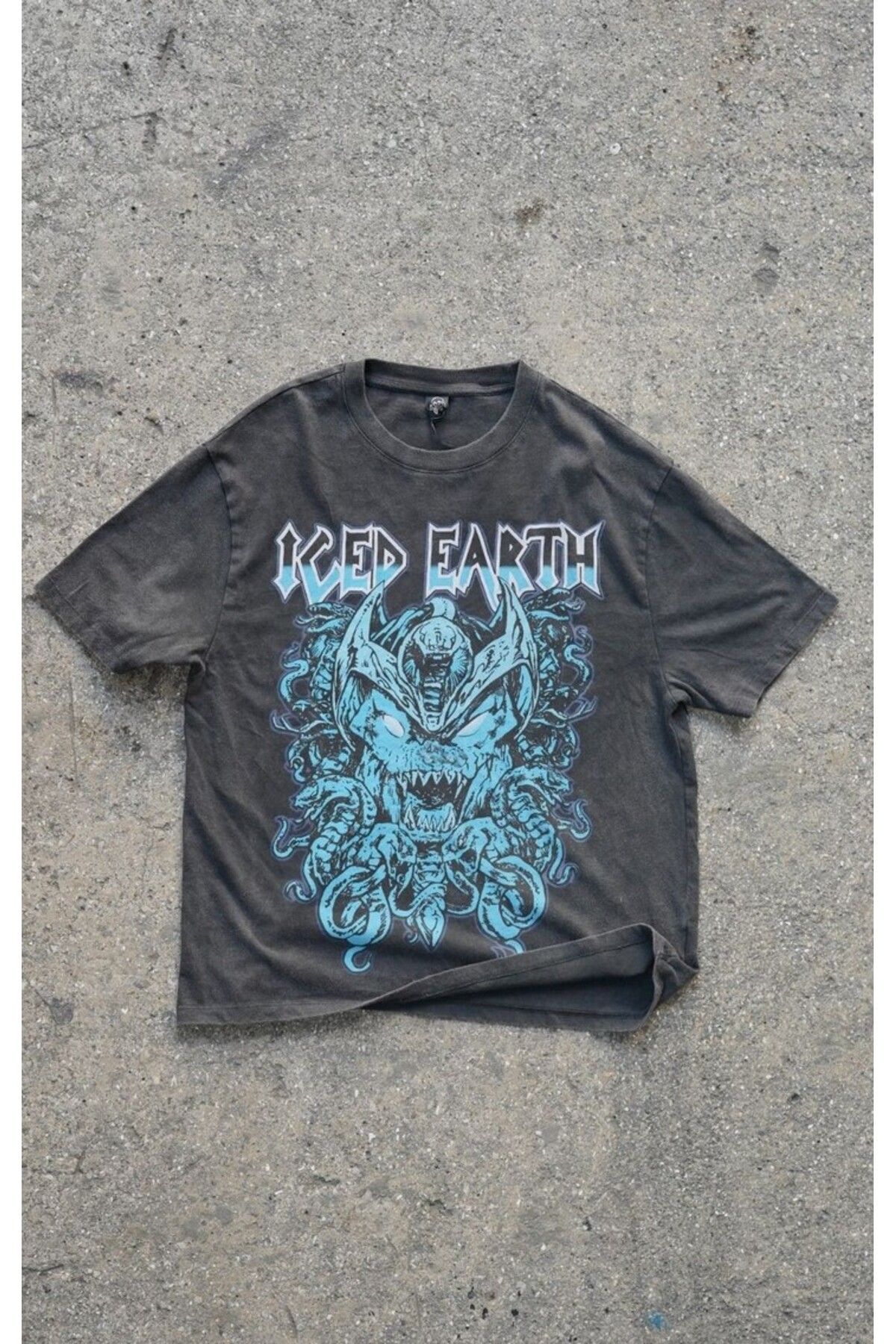 Overdrive Iced Earth Kısa Kollu Oversize T-shirt