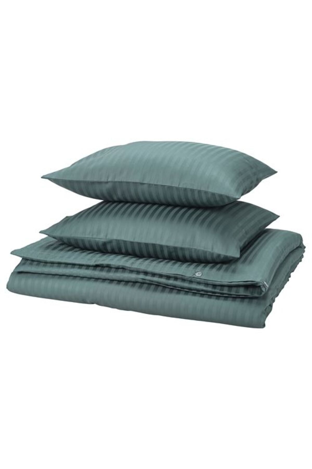 IKEA-240X220/50X60 cm Blue-Green Double Duvet Cover Set - Nattjasmin 1