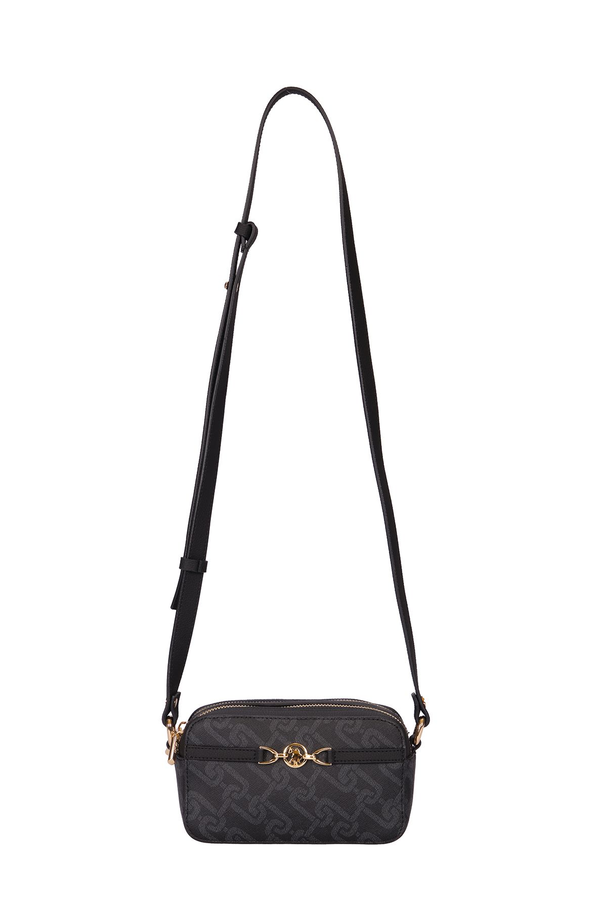 کیف مسنجر زنانه مشکی Us25104 U.S. Polo Assn.
