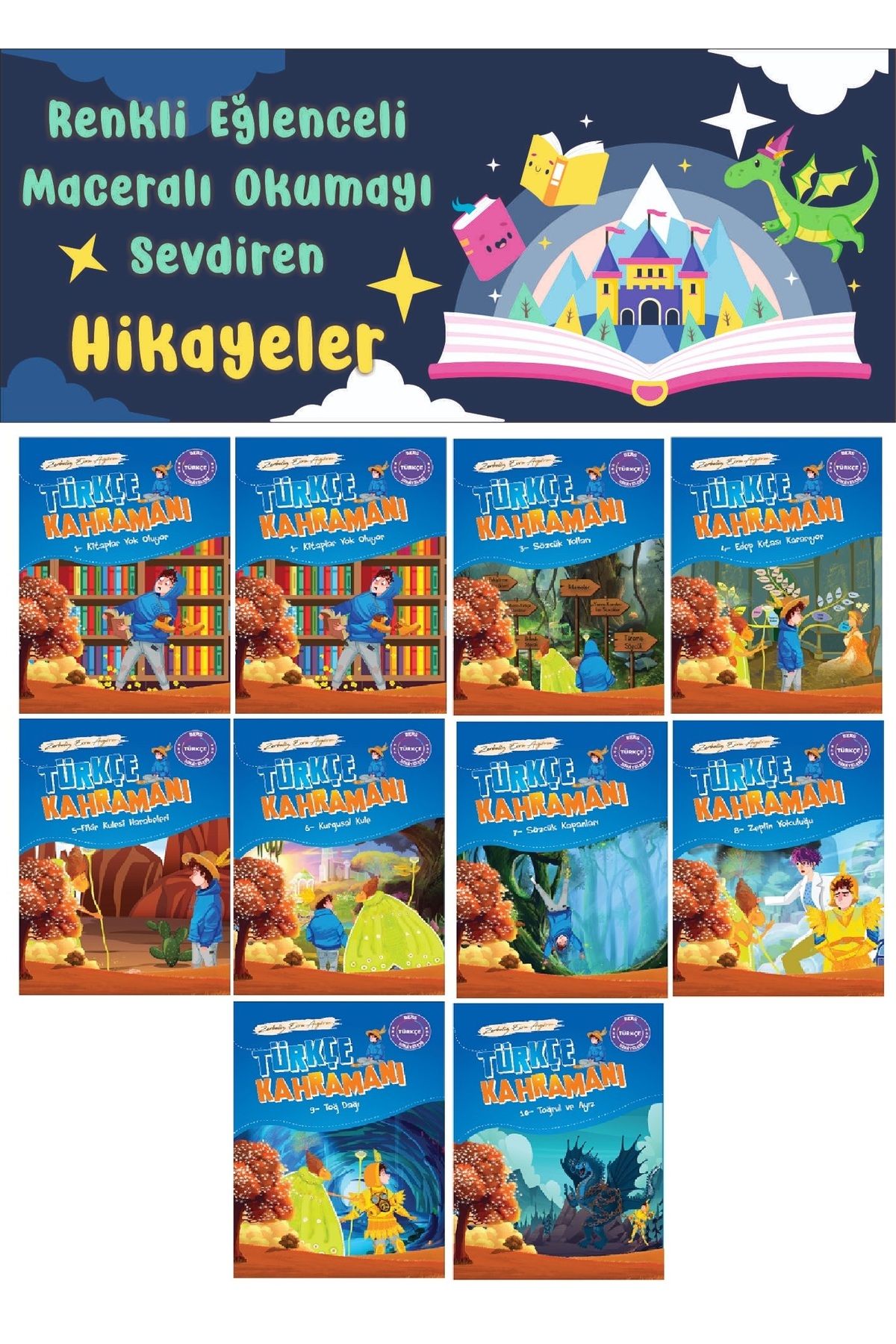 Ata Yayıncılık 4.Sınıf Renkli Eğlenceli Maceralı Okumayı Sevdiren Hikaye Seti 12