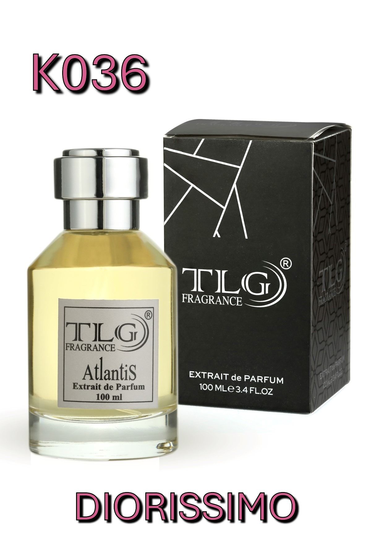 TLG K036 TLG Diorissimo Extrait Kadın Parfümü, 100 ml