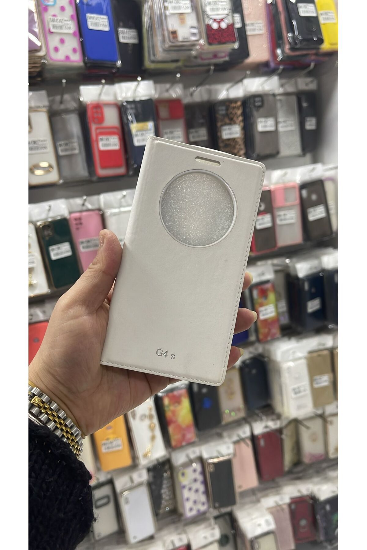 TECNOTREND LG G4/S PENCERELİ KAPAKLI SİLİKON KILIF