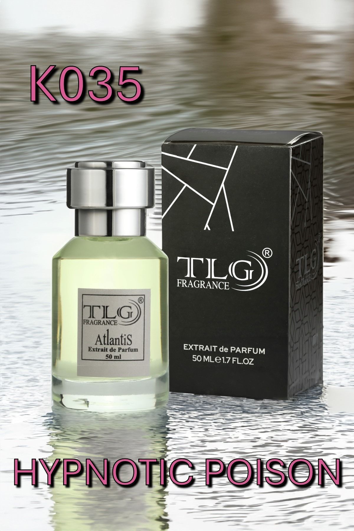 TLG K035 TLG Hypnotic Poison Extrait Kadın Parfümü, 50 ml