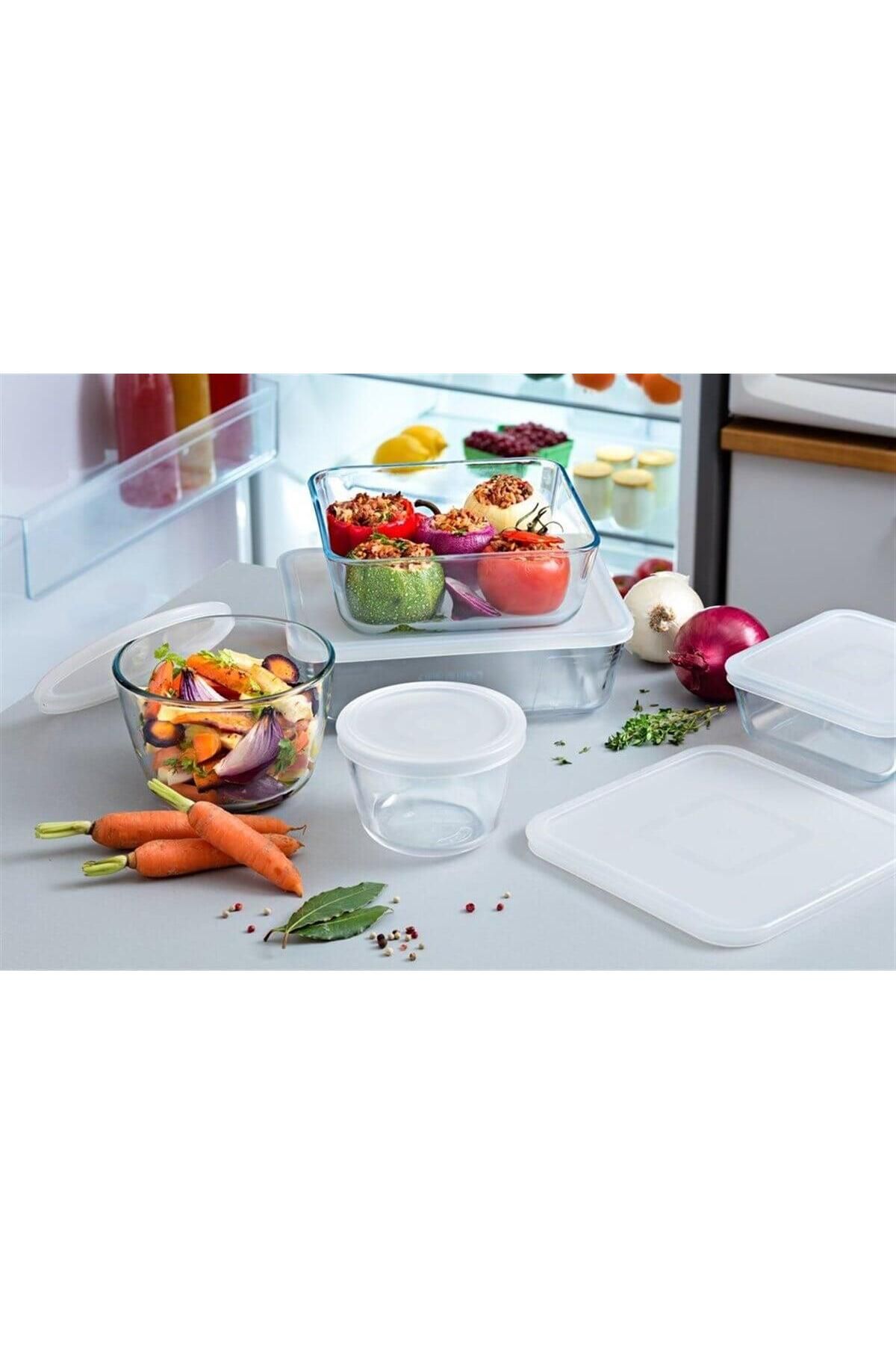 Pyrex-154p001/7044 Round Storage Container with Lid 1.1l 3