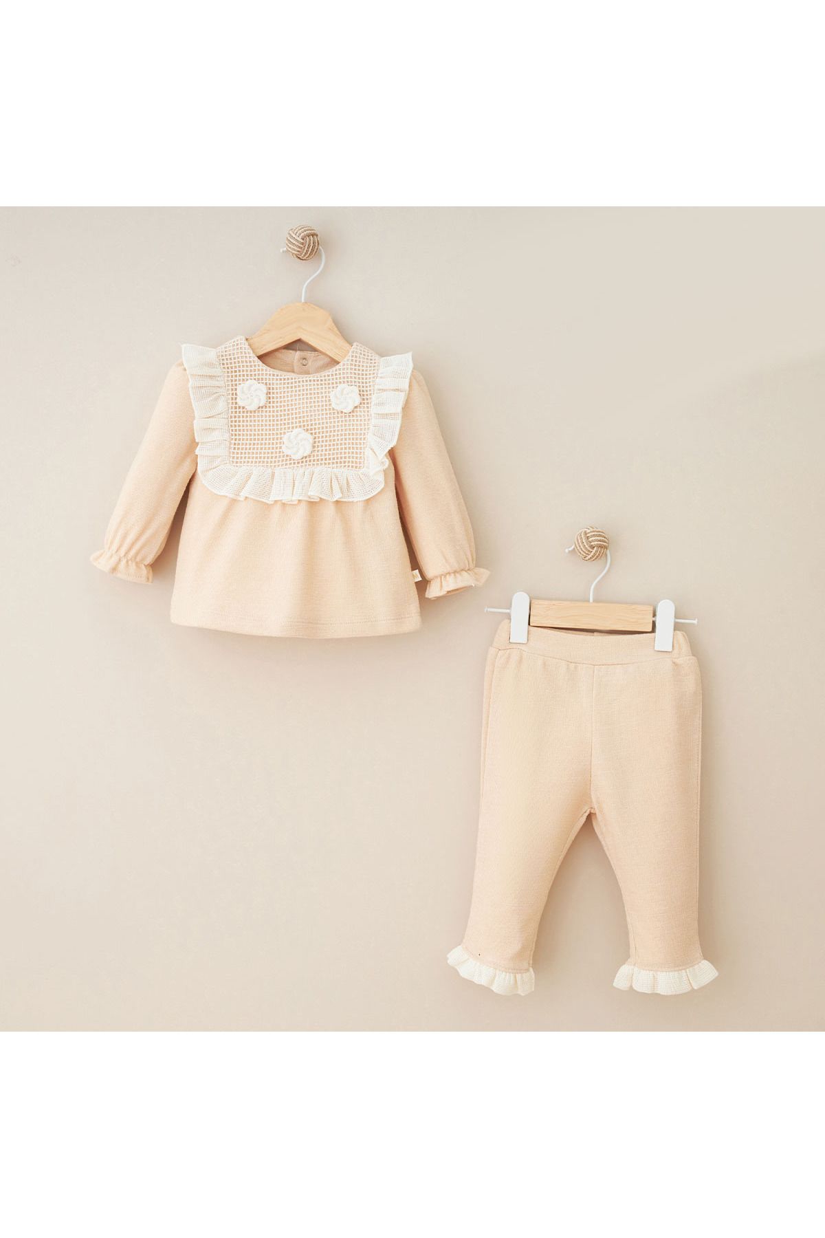 Mymio-Baby Girl Top and Bottom Set 1