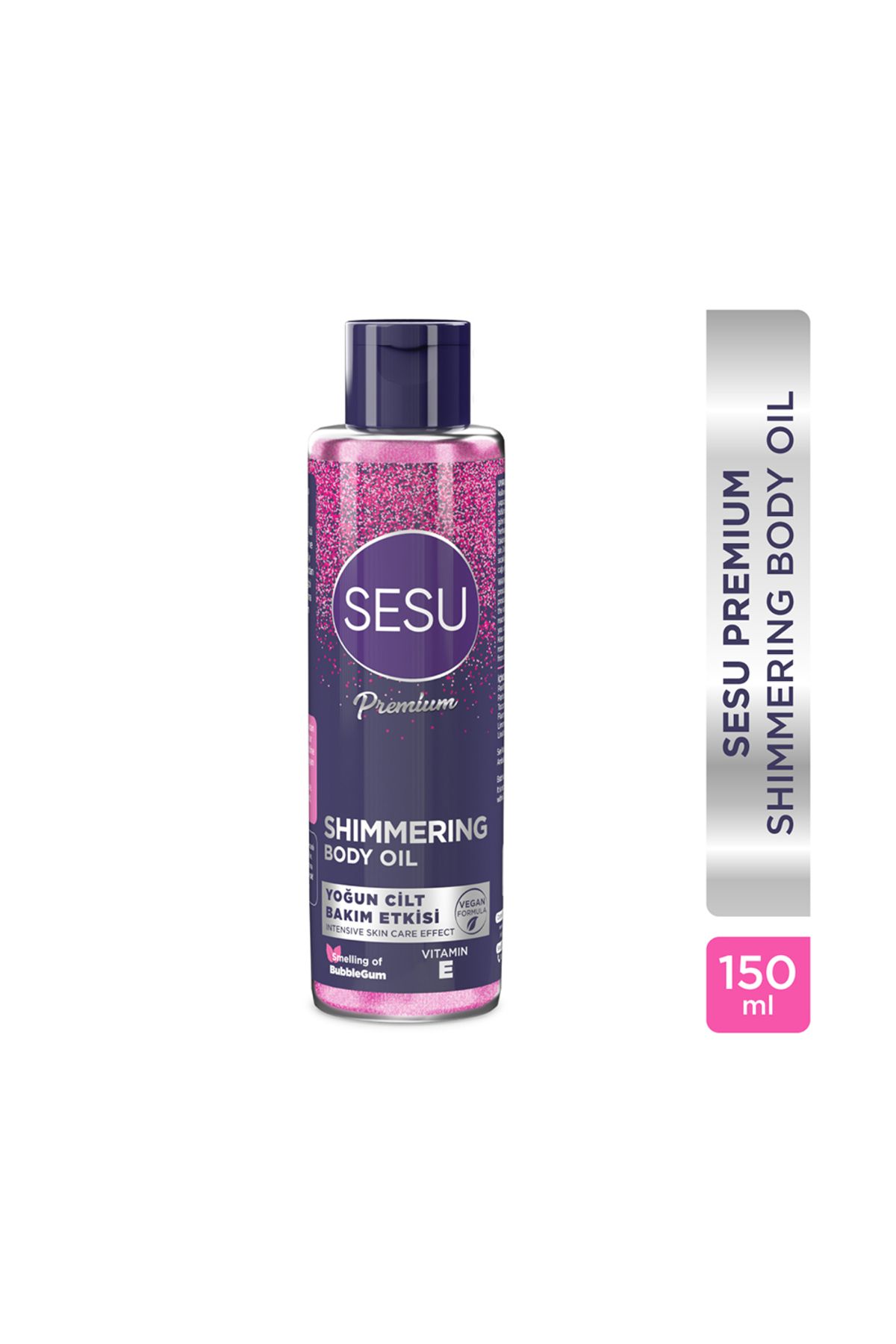 Sesu Premium Simli Vücut Yağı 150 Ml