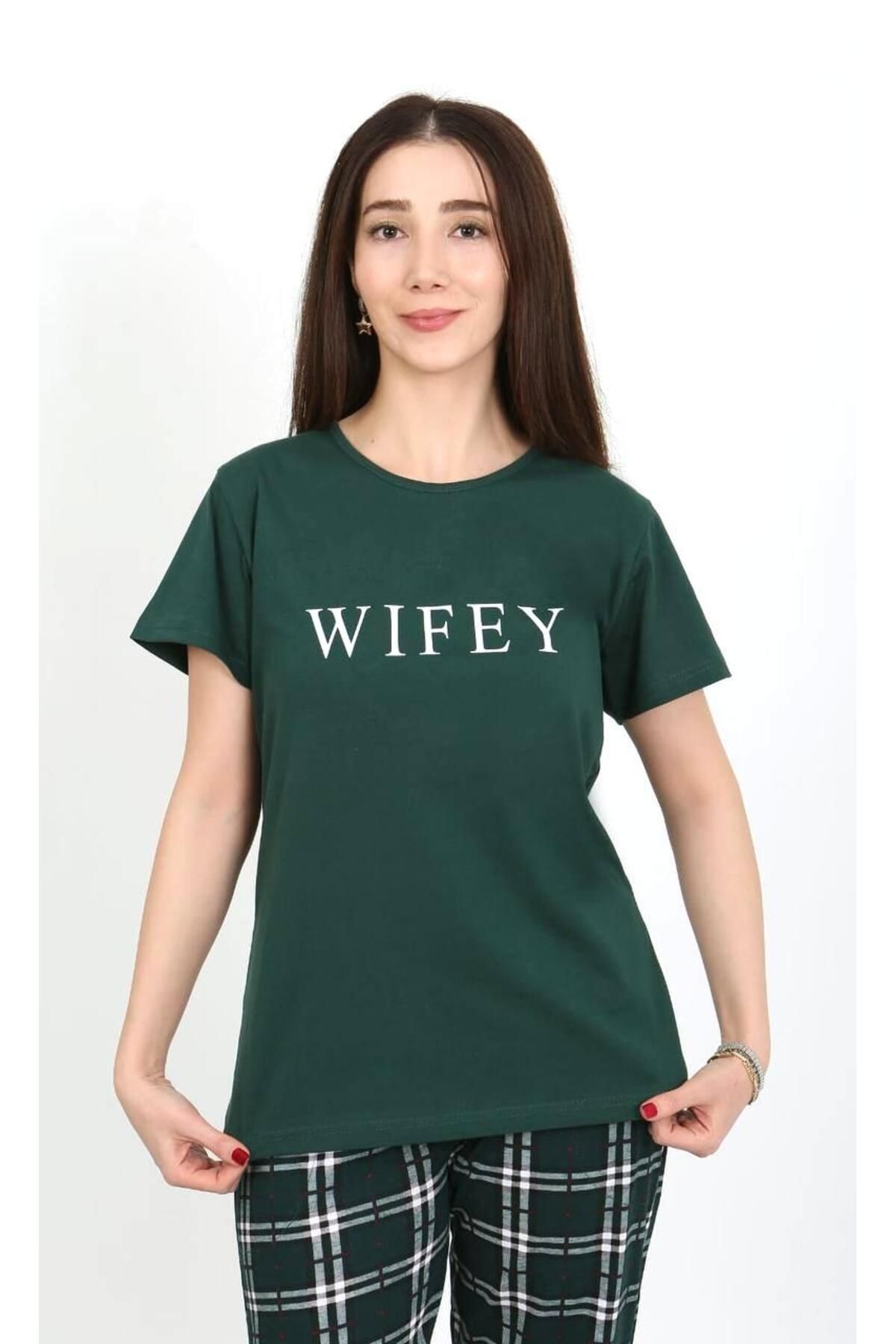 nisaNCa-Short Sleeve Cotton Women's Pajama Set - Lover's Pajamas - Single Piece 4