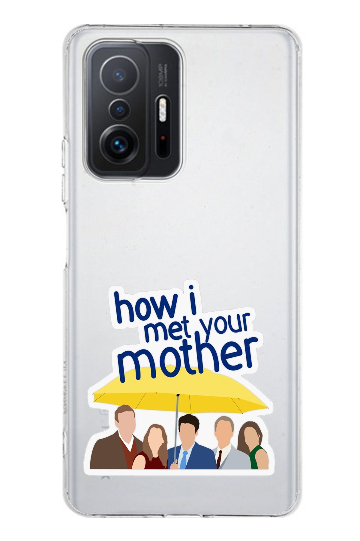 TechTree Mi 11T / 11T PRO Uyumlu How i met your mother Minimalist Tasarımlı Şeffaf Silikon Kılıf