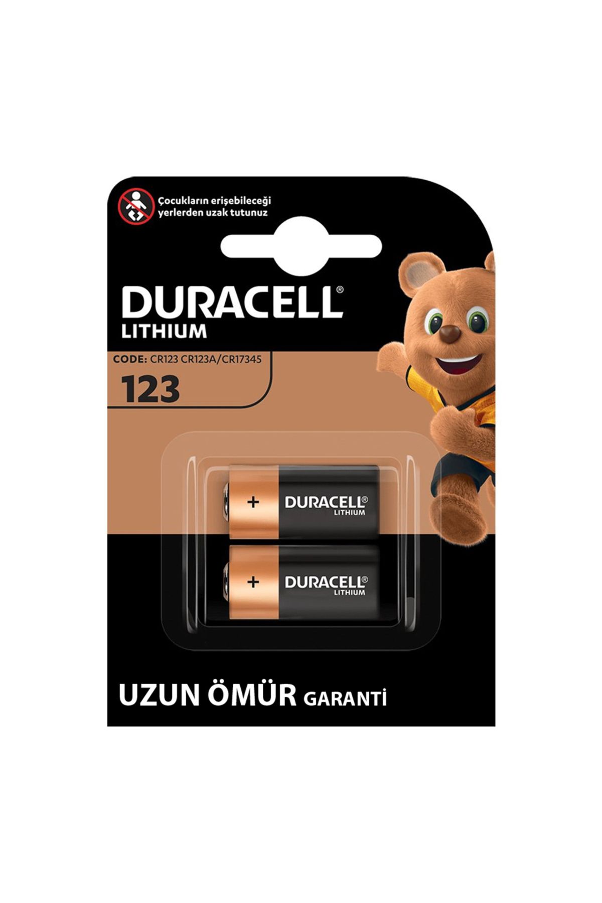 robotrend Cr123 / Cr123A / Cr17345 3 Volt Şarjli Lityum Pil (2Li Paket)