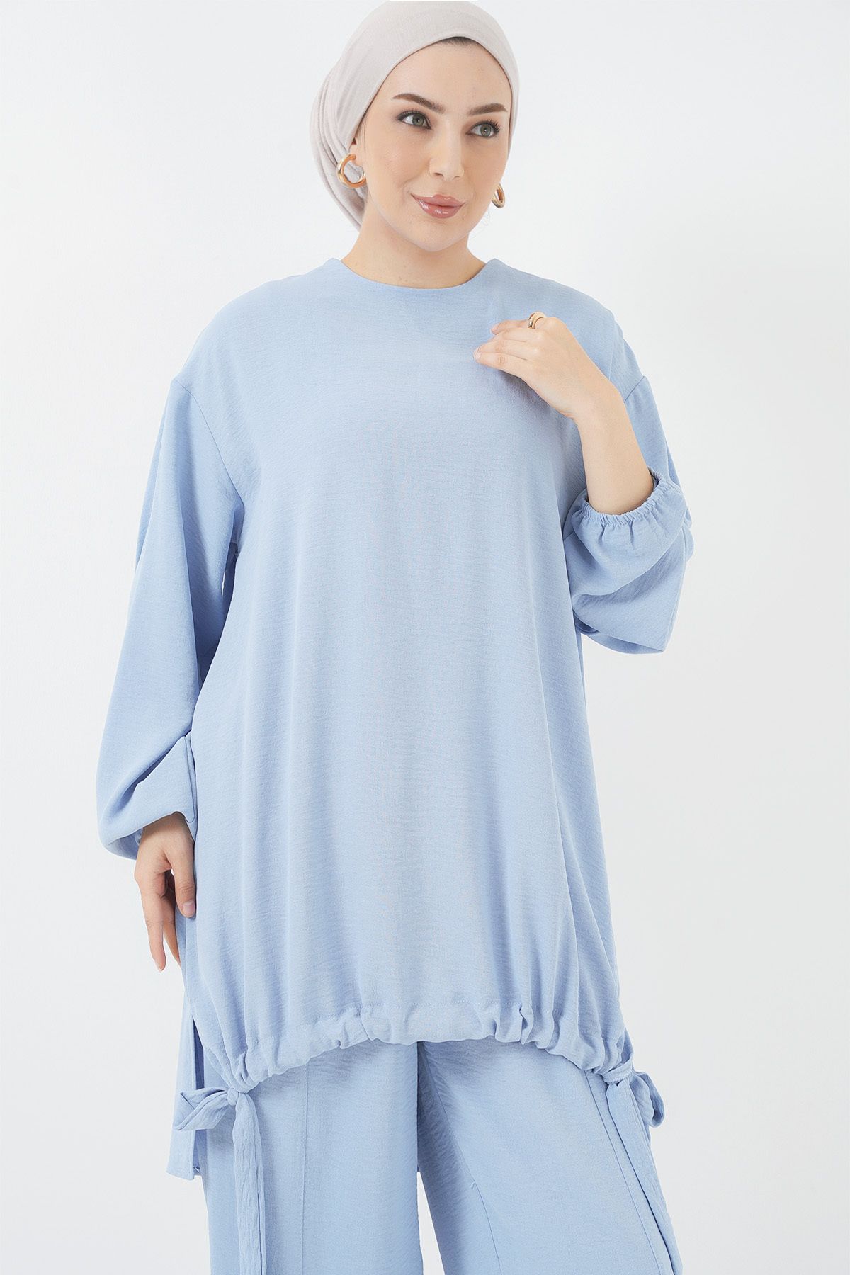 Bigdart-6682 Model Blue Tunic and Trousers Set 2
