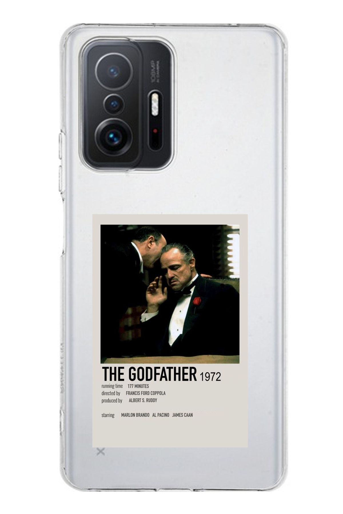 TechTree Mi 11T / 11T PRO Uyumlu The GodFather Baba Poster Tasarımlı Şeffaf Silikon Kılıf