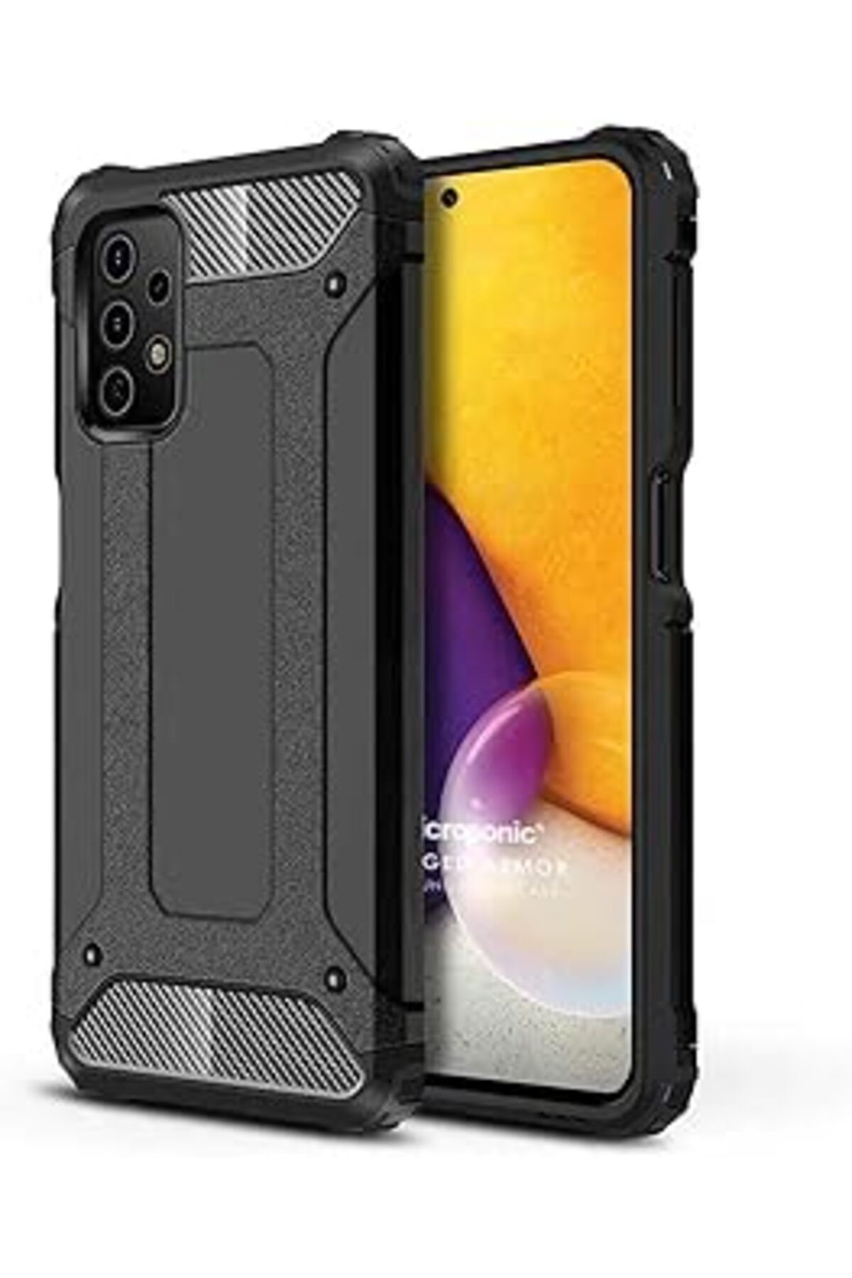 Ceet Markets Galaxy A73 5G Için Kılıf Rugged Armor Siyah [Galaxy A73 5G Ile Uyumlu Kılıf - Si