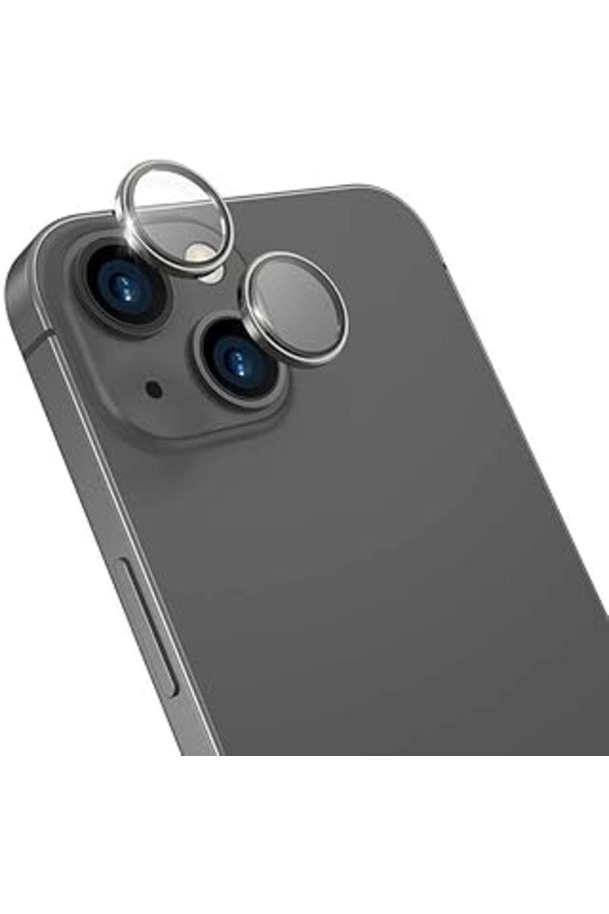 Ceet Markets Heartz Iphone 14/14 Plus Siyah Için Kamera Lens Koruyucu Çizilmez Hd Görüntü Bozmaz Metal Temperli