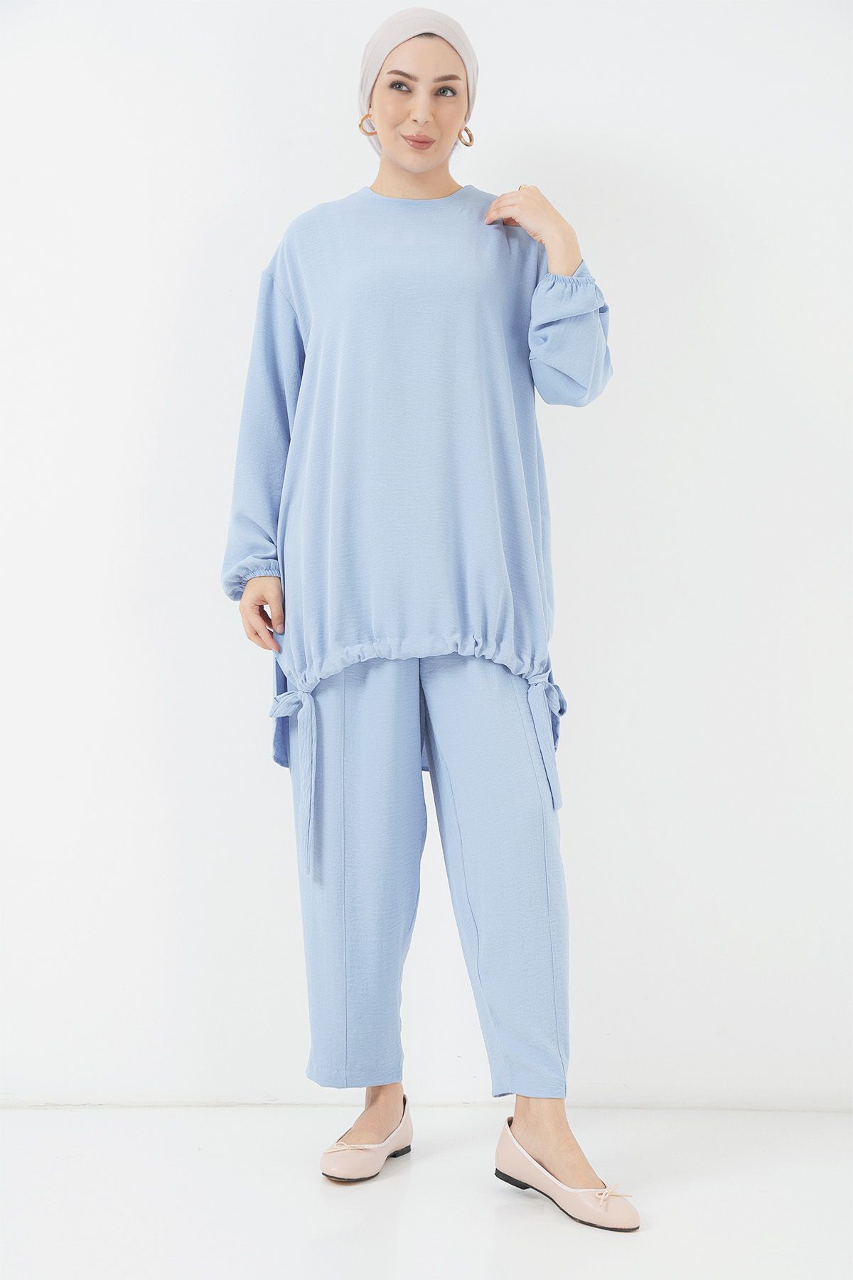Bigdart-6682 Model Blue Tunic and Trousers Set 3