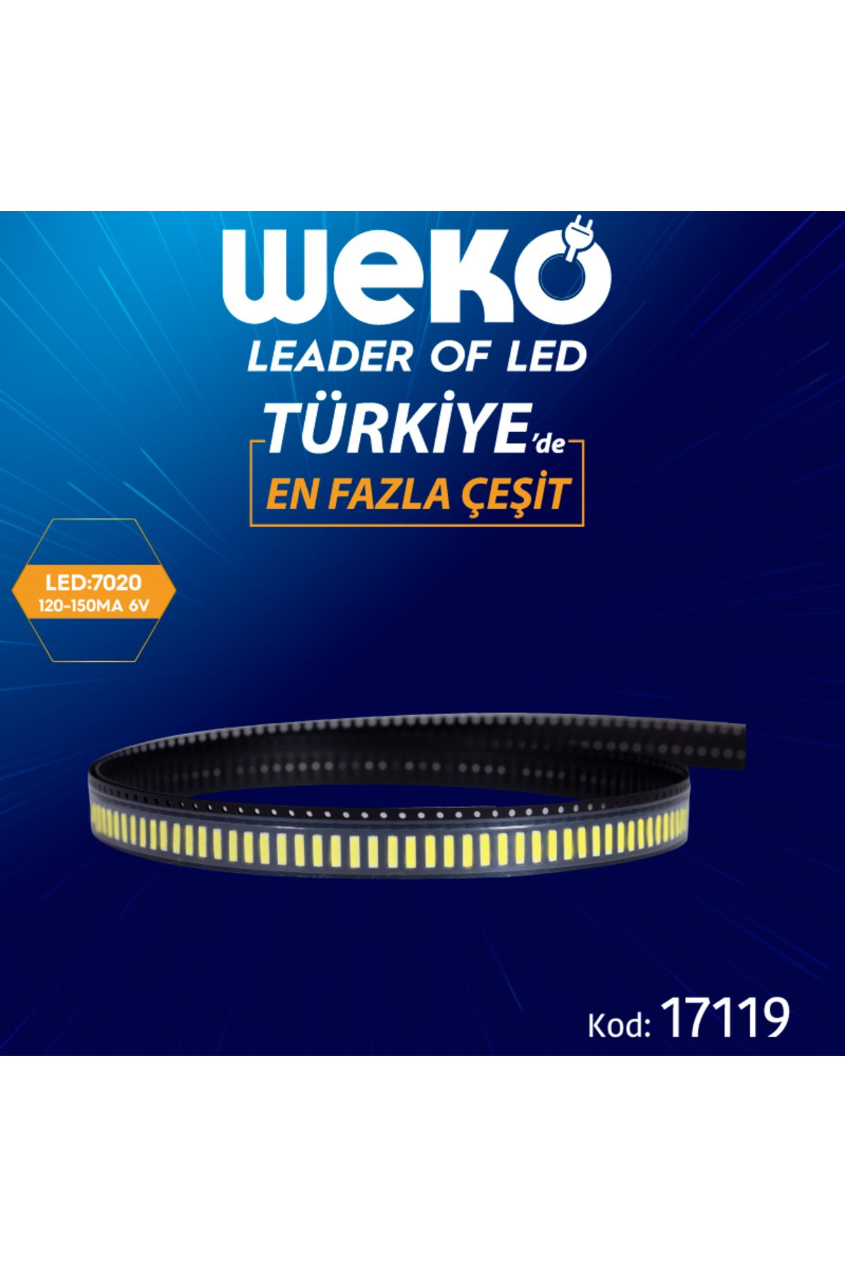 Paarla Ledbar Ledleri 7020 120-150 Ma 6V