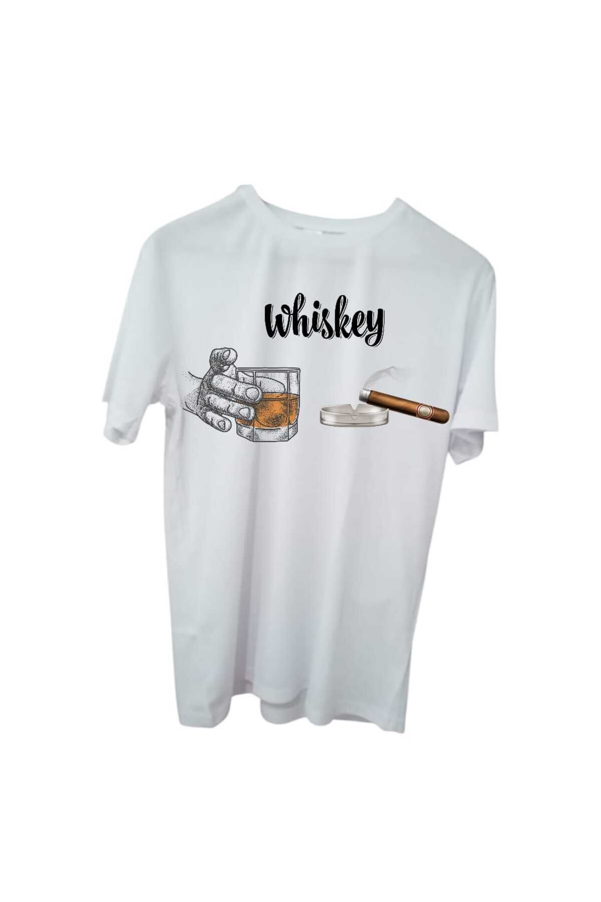 Store Whiskey Görselli Kişiye Özel Tasarım Unisex T-Shirt