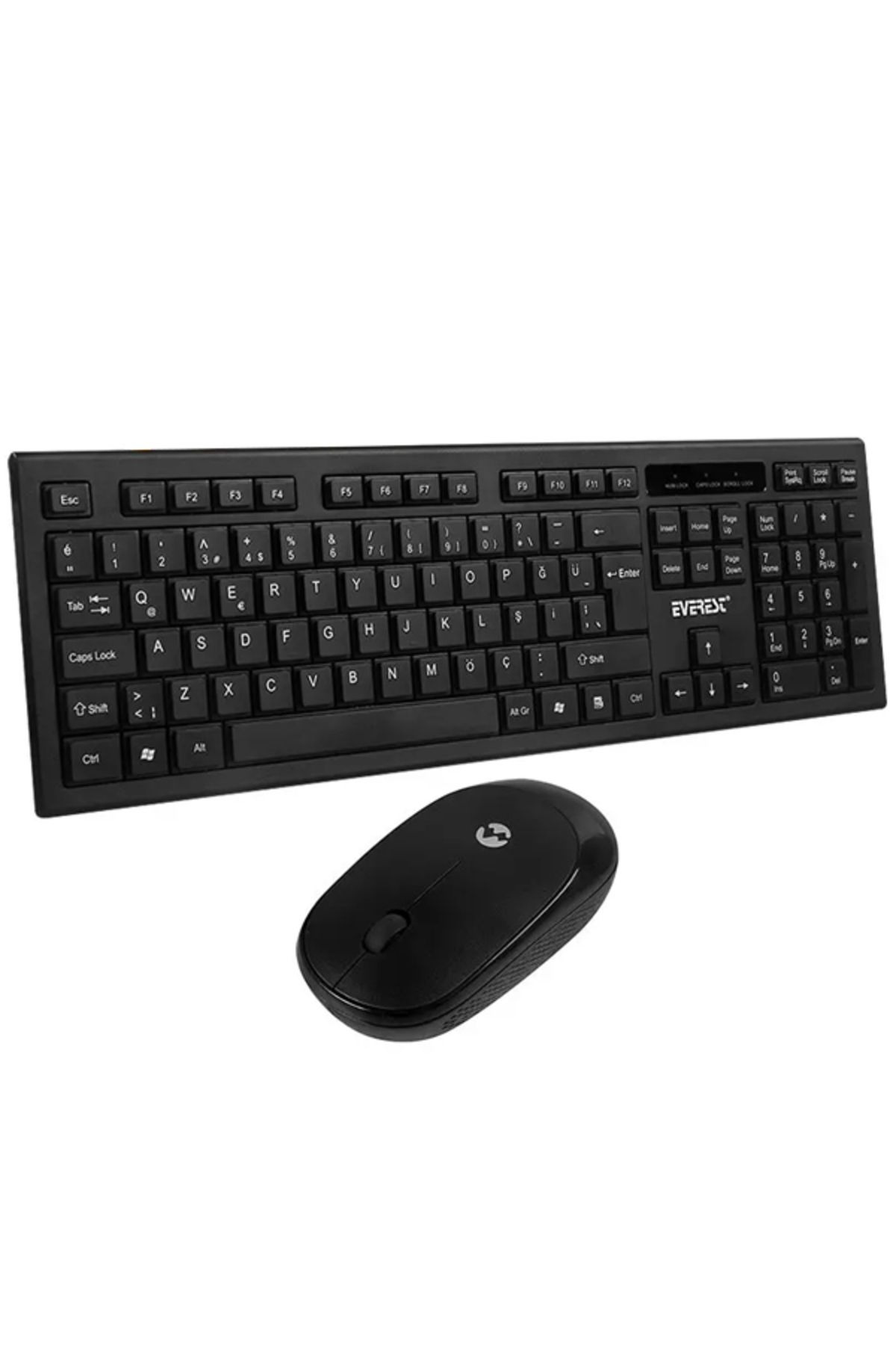 DENİZ Km-6121 Siyah Kablosuz Slim Q Kye Mouse Set