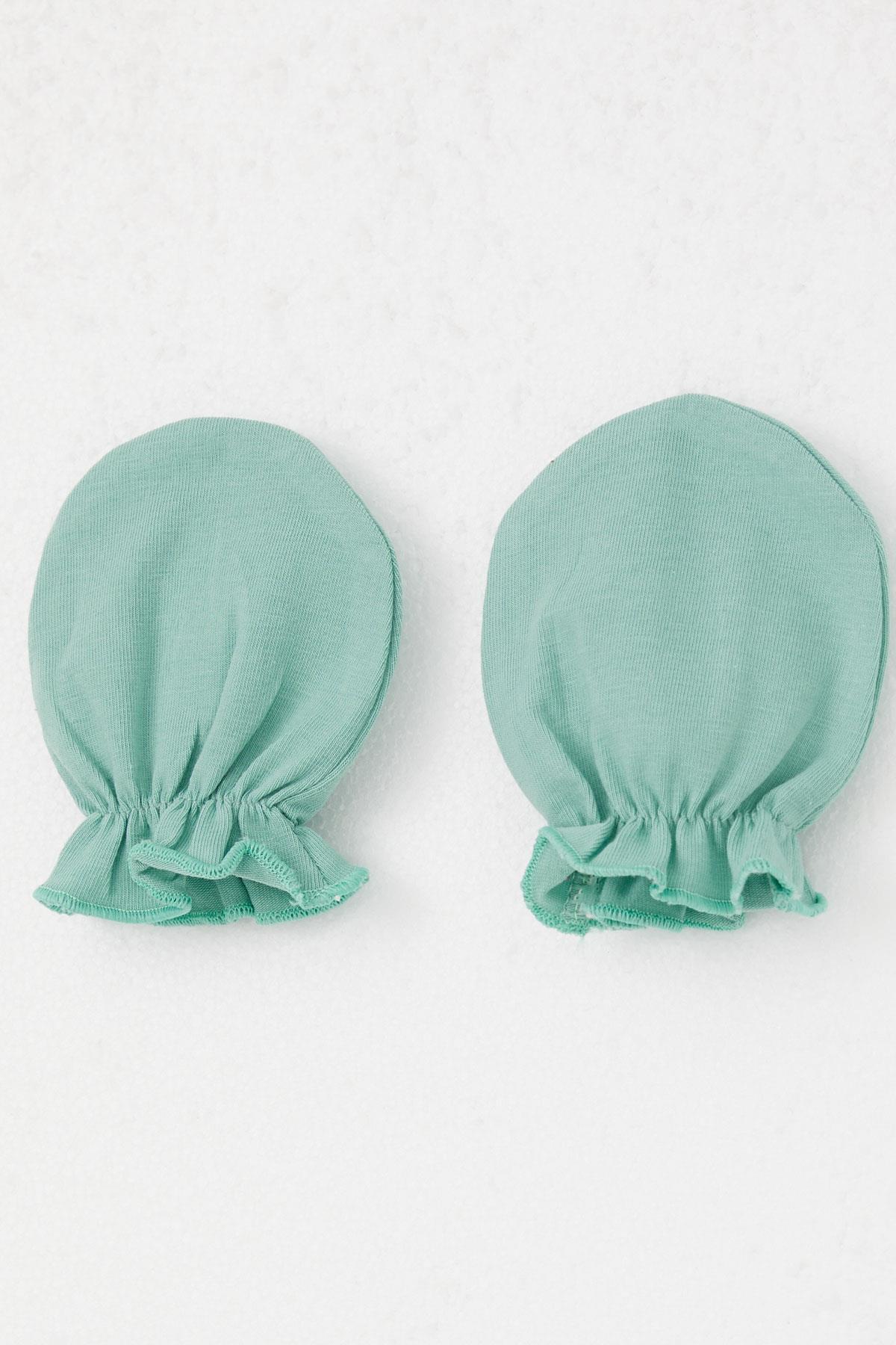 Breeze Yenidoğan Bebek Eldiven Basic Standart, Mint Yeşili fotoğrafı 3 (önizleme)