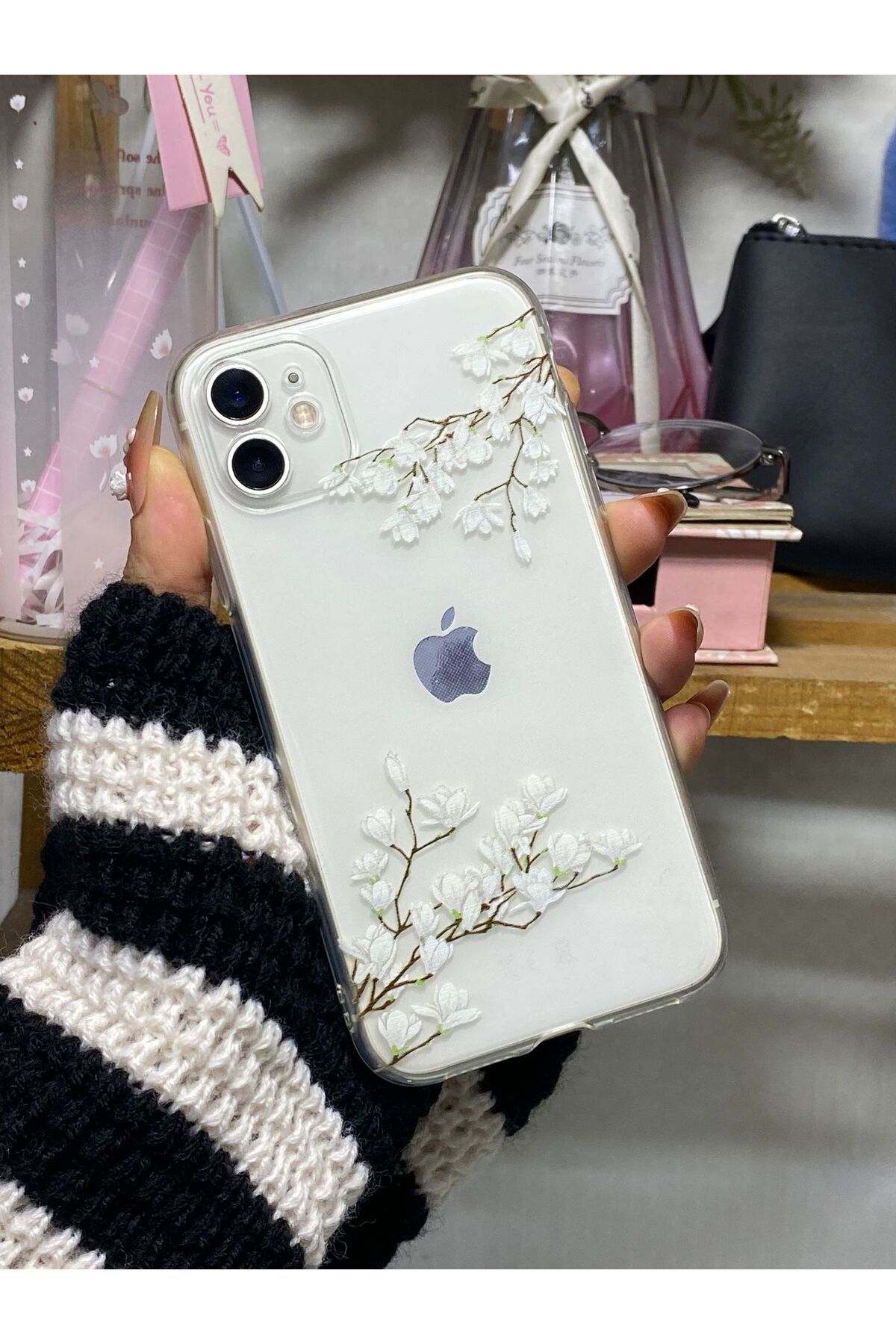 Bubble Case İphone 11 Uyumlu Şeffaf Baskılı Kılıf