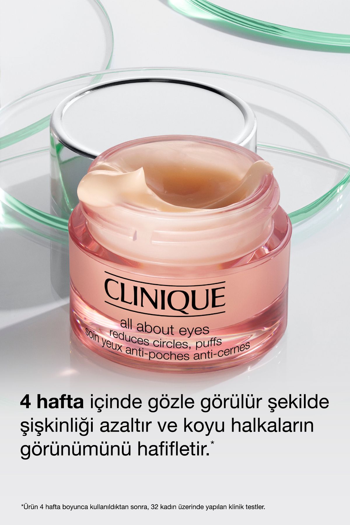 Clinique-All about Eyes ™   - Vitamin C and Caffeine 15ml Eye Cream |   Anti-Flatulence and Dark Circle 2