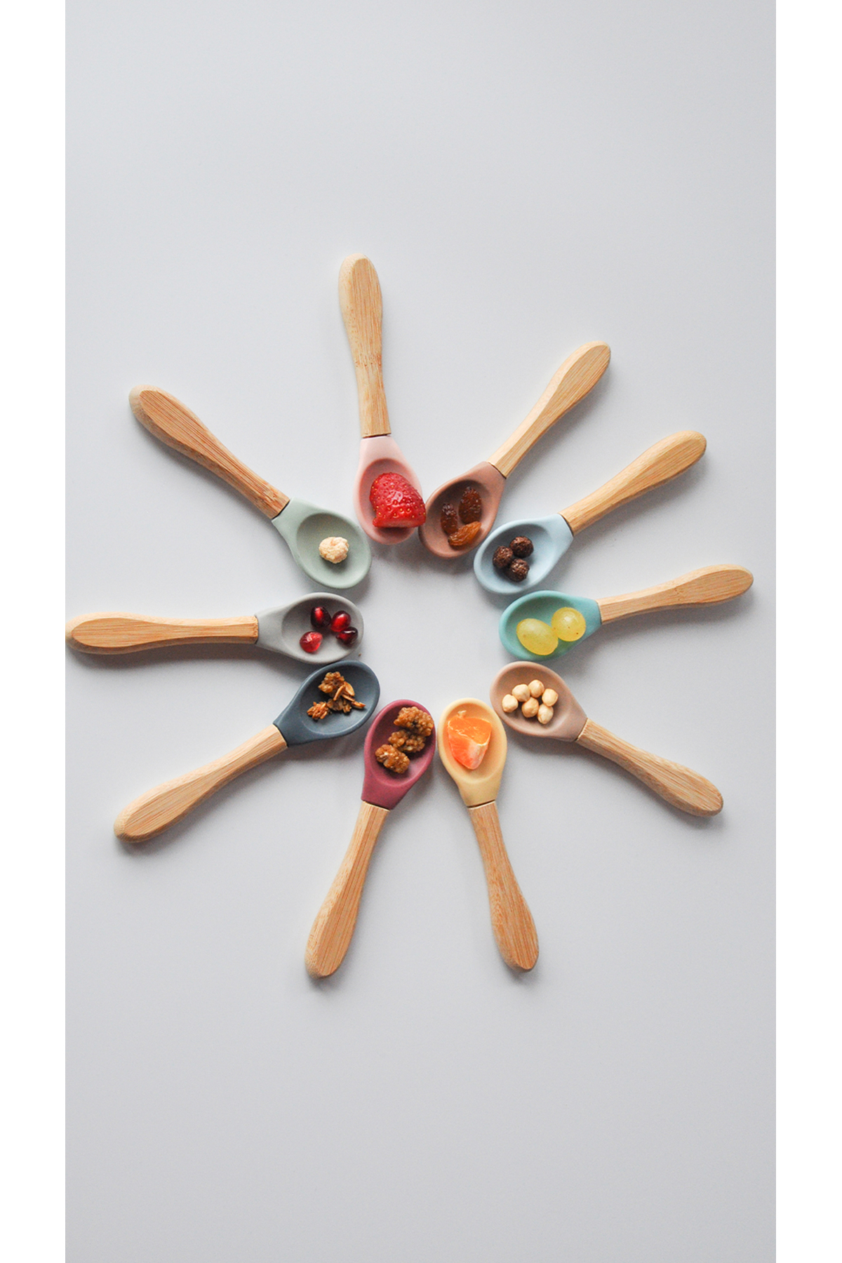 OiOi Mama Kaşığı Velvet Rose / Powder Grey fotoğrafı 6 (önizleme)