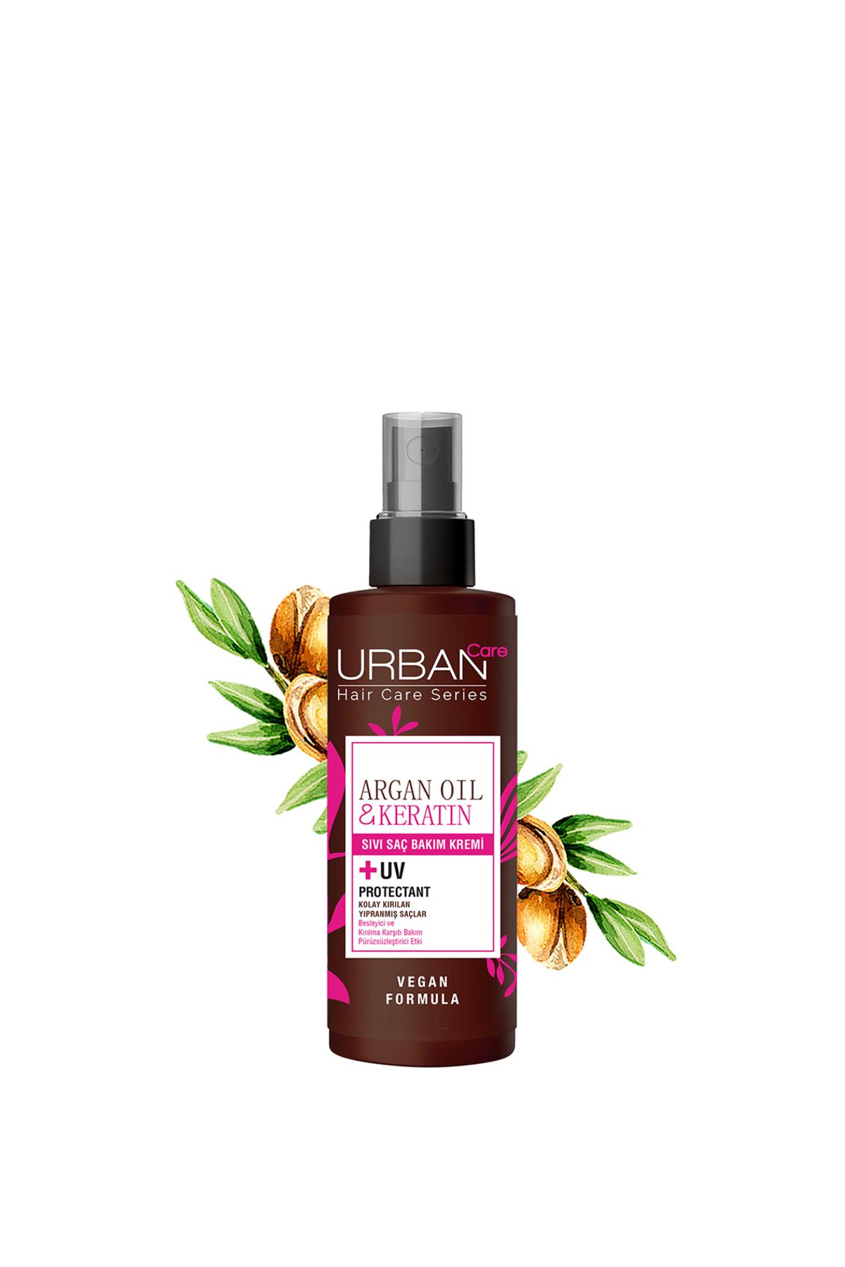 Urban Care-زيت الأرغان بالكيراتين - كريم العناية بالشعر الناعم سهل الكسر - نباتي - 100 مل 3