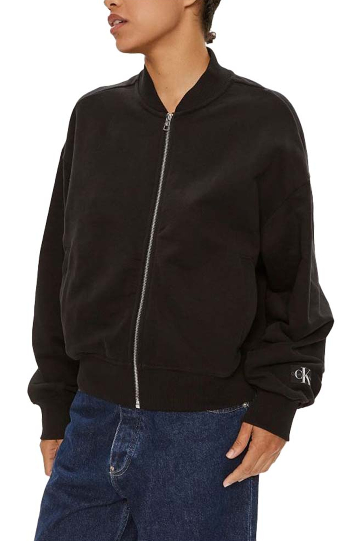 Calvin Klein Mikina ČIERNA Dámska / Dievčenská