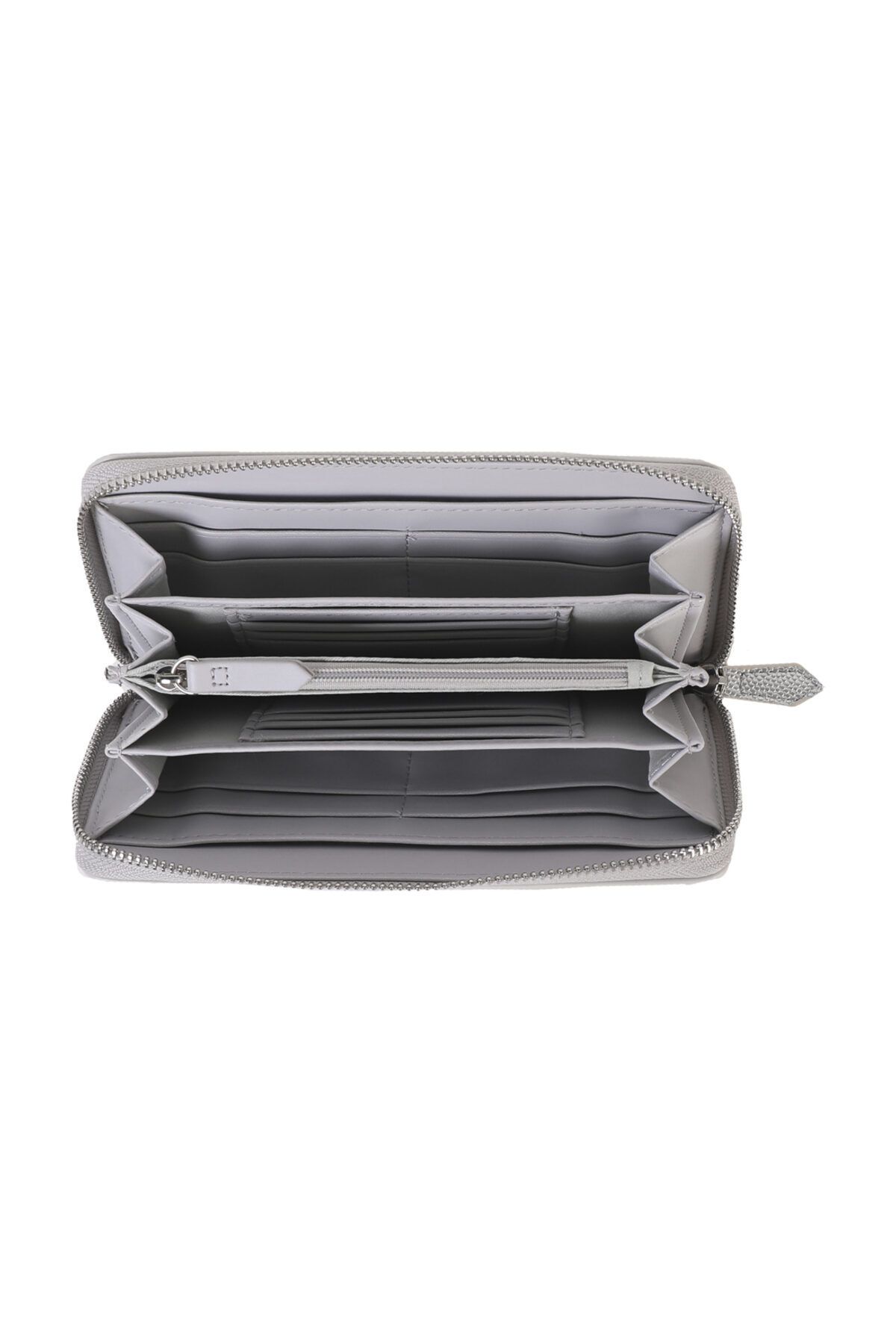 Valentino-DIVINA ZIP ROUND WALLET ARGENTO VPS1R4155G 3