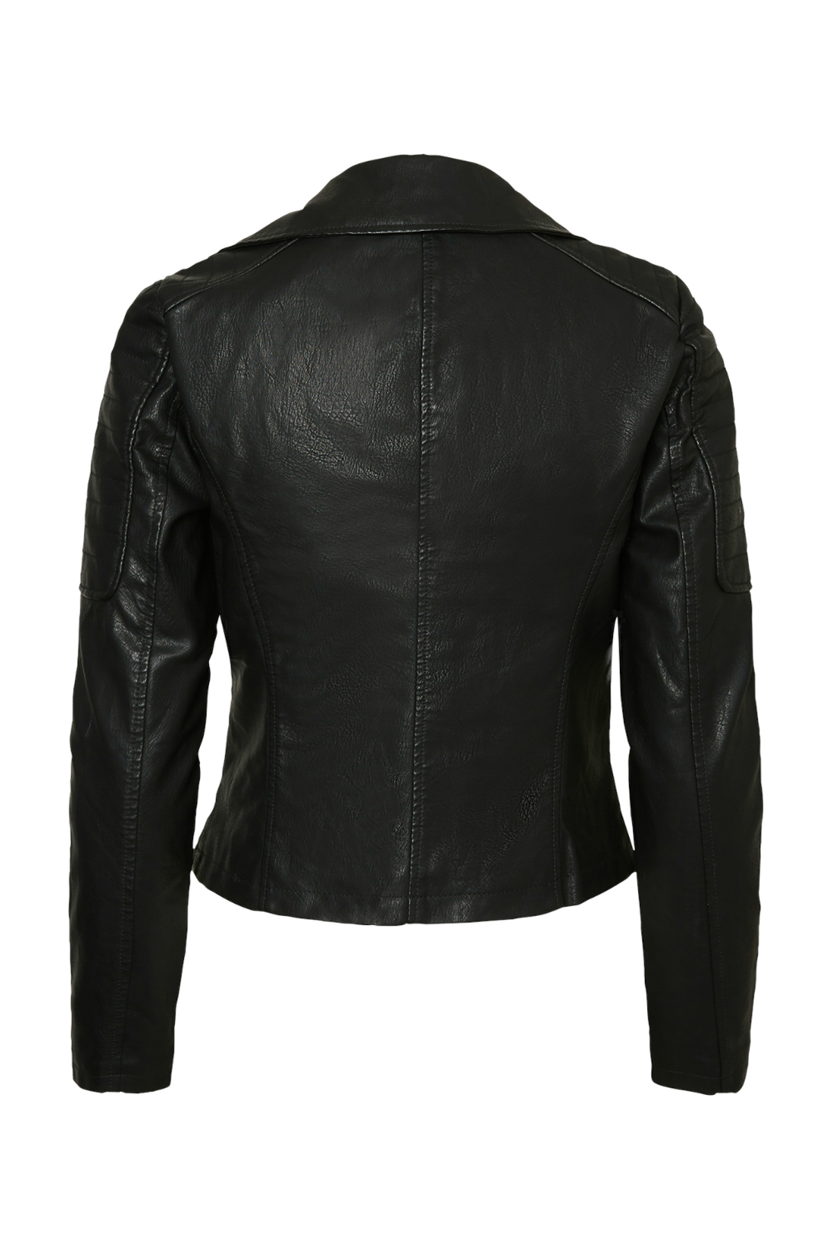 Noisy May Kurtka damska skórzana w kolorze czarnym