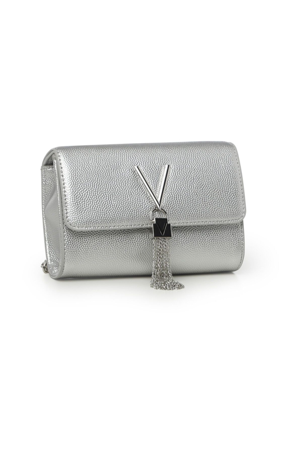 Valentino-DIVINA POCHETTE ARGENTO VBS1R403G 1