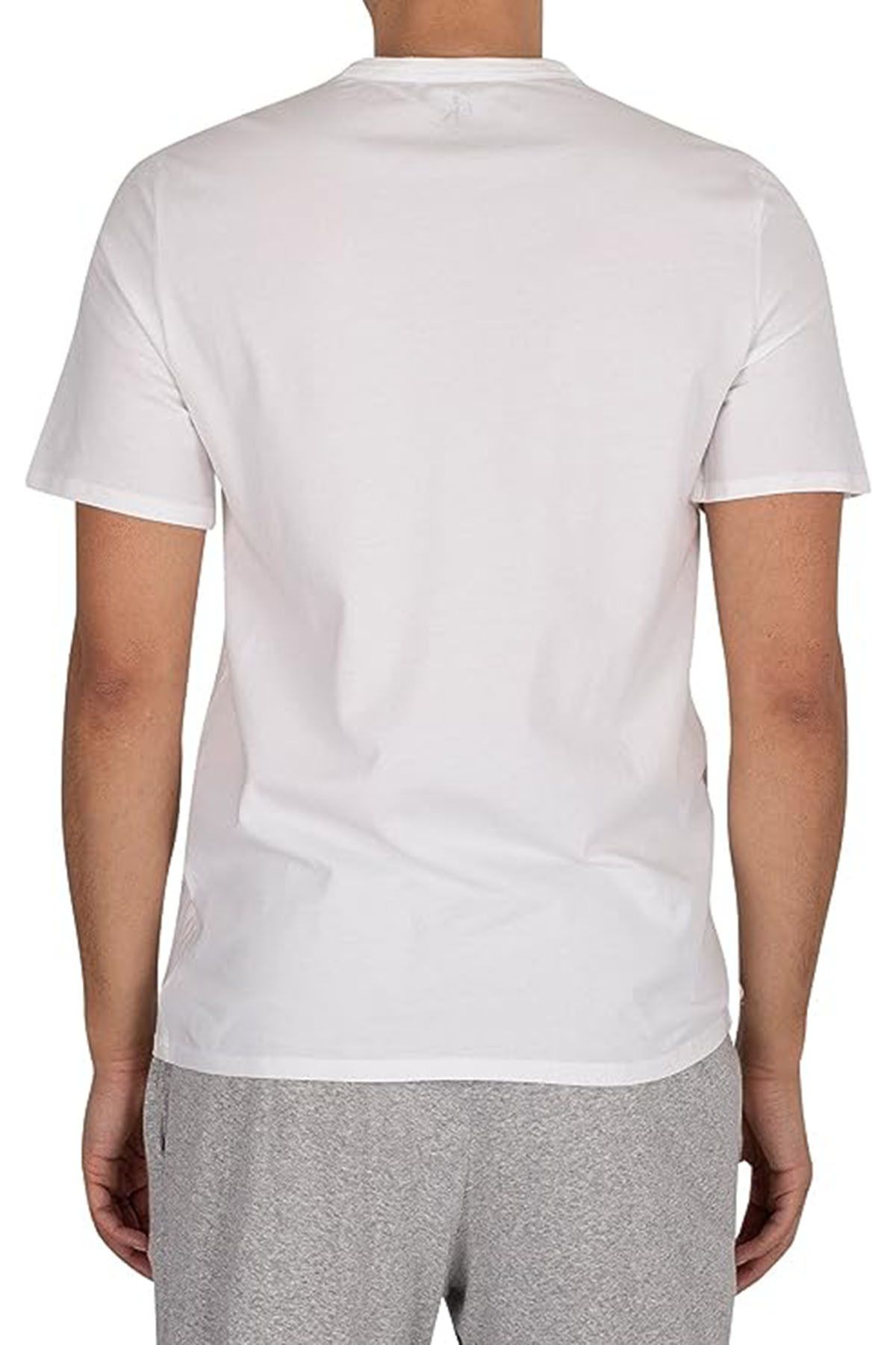 Calvin Klein-Logo Regular Fit Crew Neck pamut póló Férfi póló 000nm1903e 7um 2