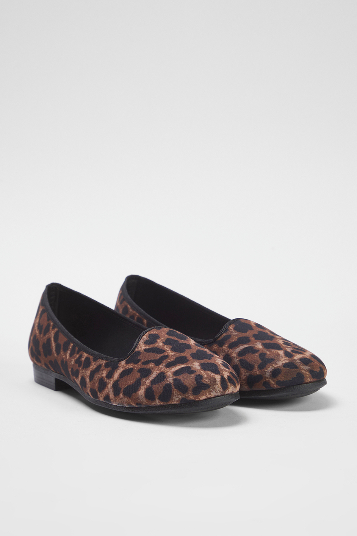 TRENDYOL SHOES-Leopard Patterned Brown Flexible Sole Women's Ballerinas Takss25Be00021 3
