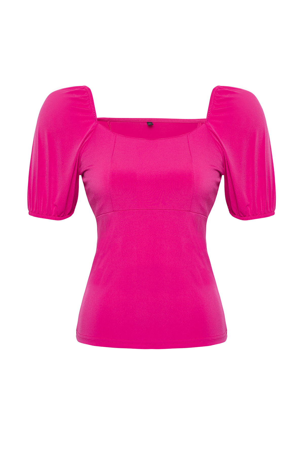 Trendyol Curve-Pink Sandy Knitted Plus Size Blouse 6