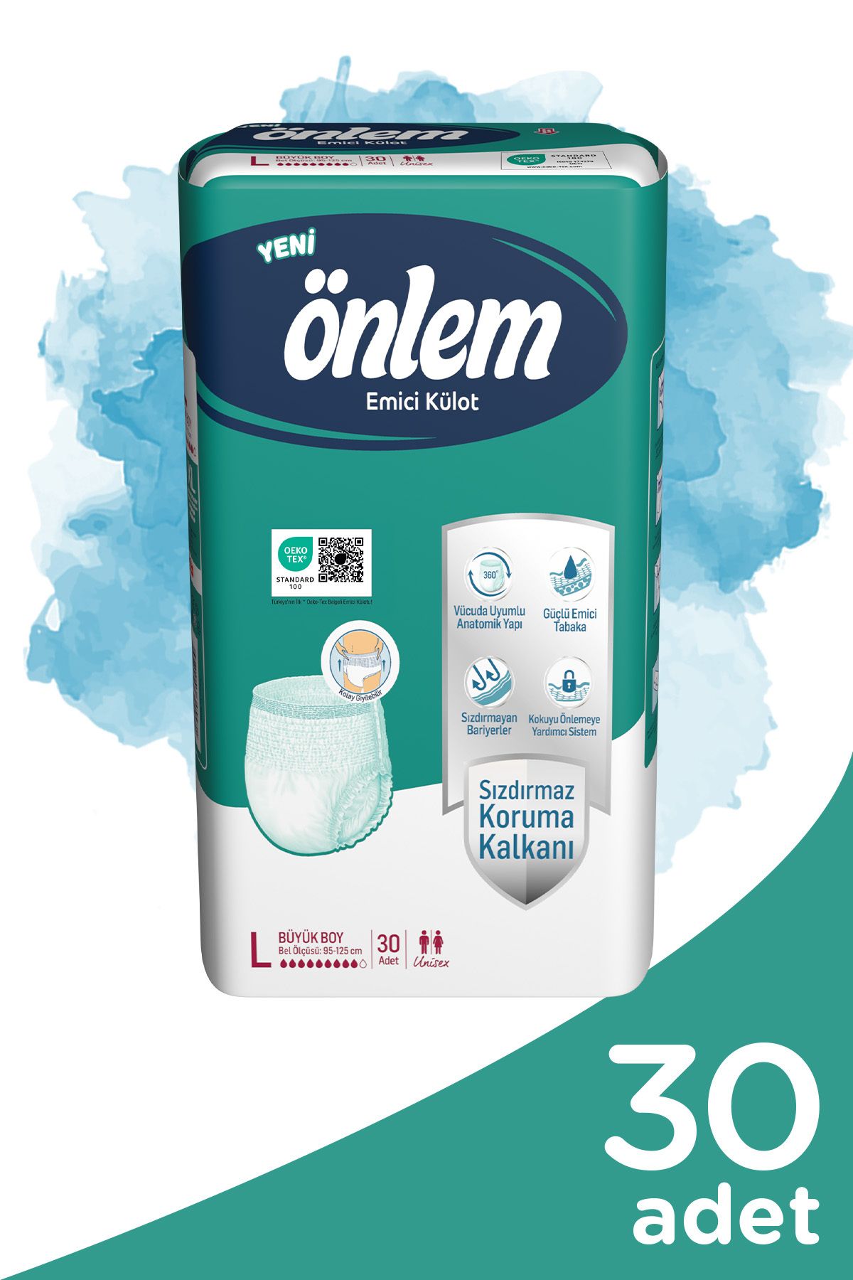 ÖNLEM Emici Külot Hasta Bezi Large Büyük (30 Adet)