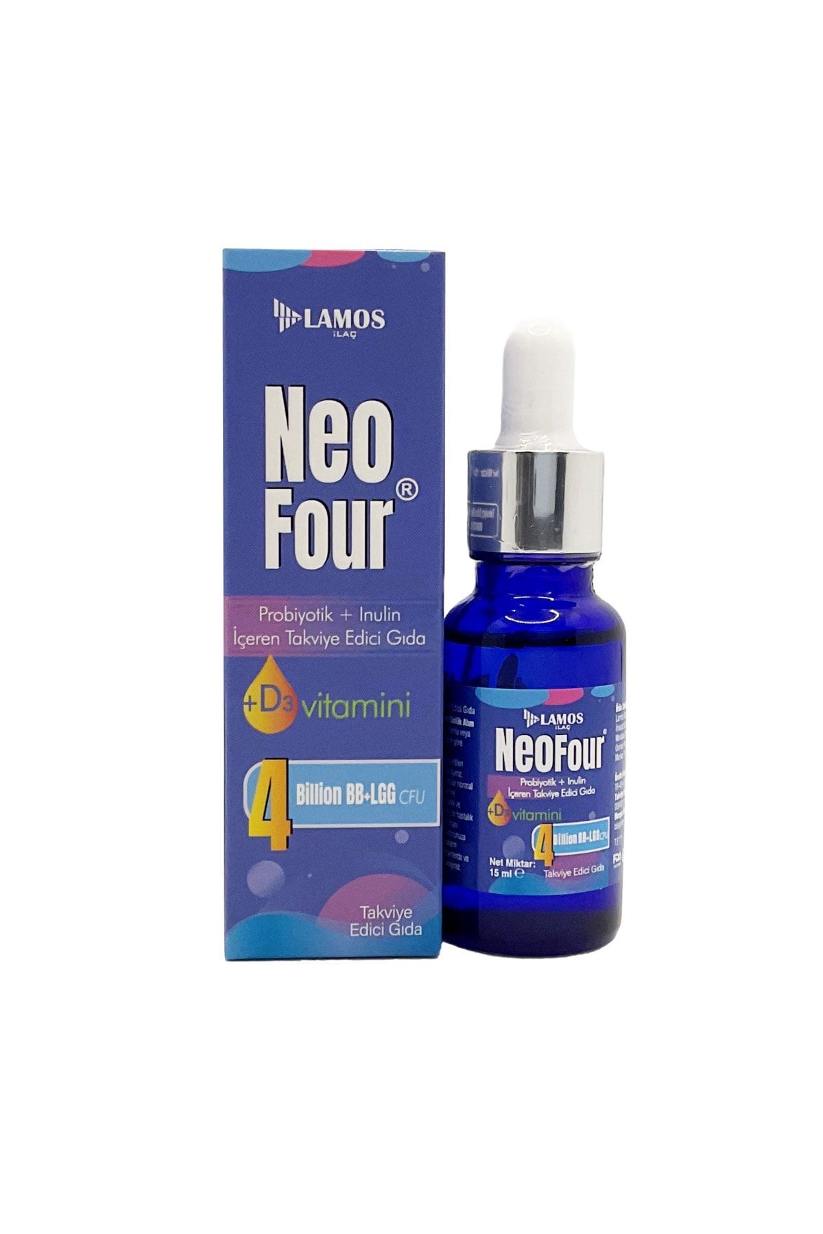 LAMOS İLAÇ Neofour D Vitamini Içeren Probiyotik Damla, 15ml