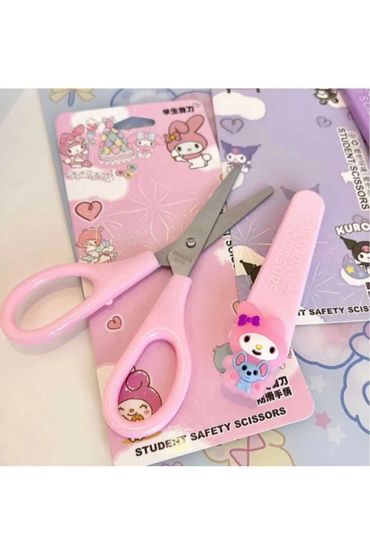 BALCI HEDİYELİK Sanrio Kuromi Cinnamoroll Melody El Yapımı Makas Kawaii Hediyelik Makas 1 Adet