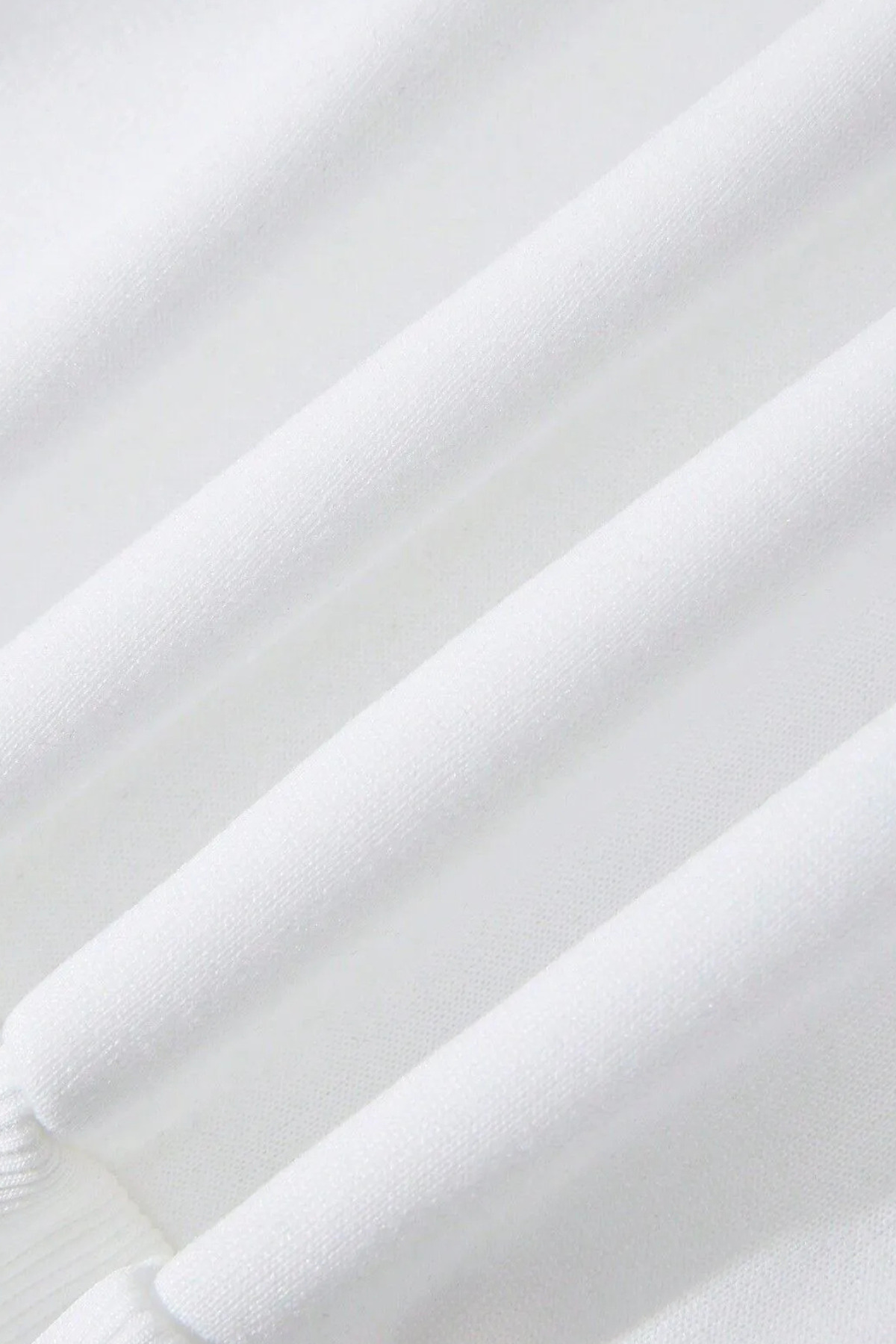 Wish BF mor kelebek ön baskılı beyaz oversize kapşonlu sweatshirt hoodie görsel 4