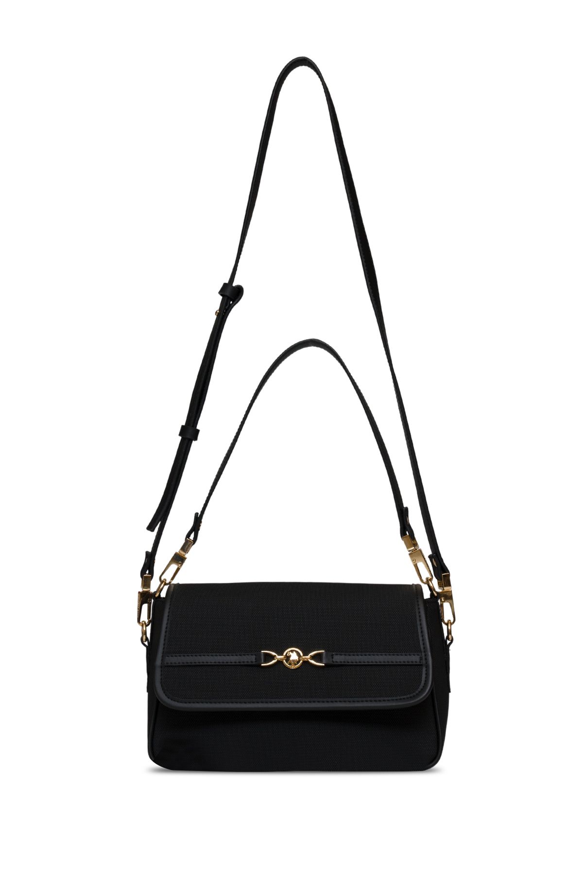 کیف شانه زنانه مشکی Us25241 U.S. Polo Assn.